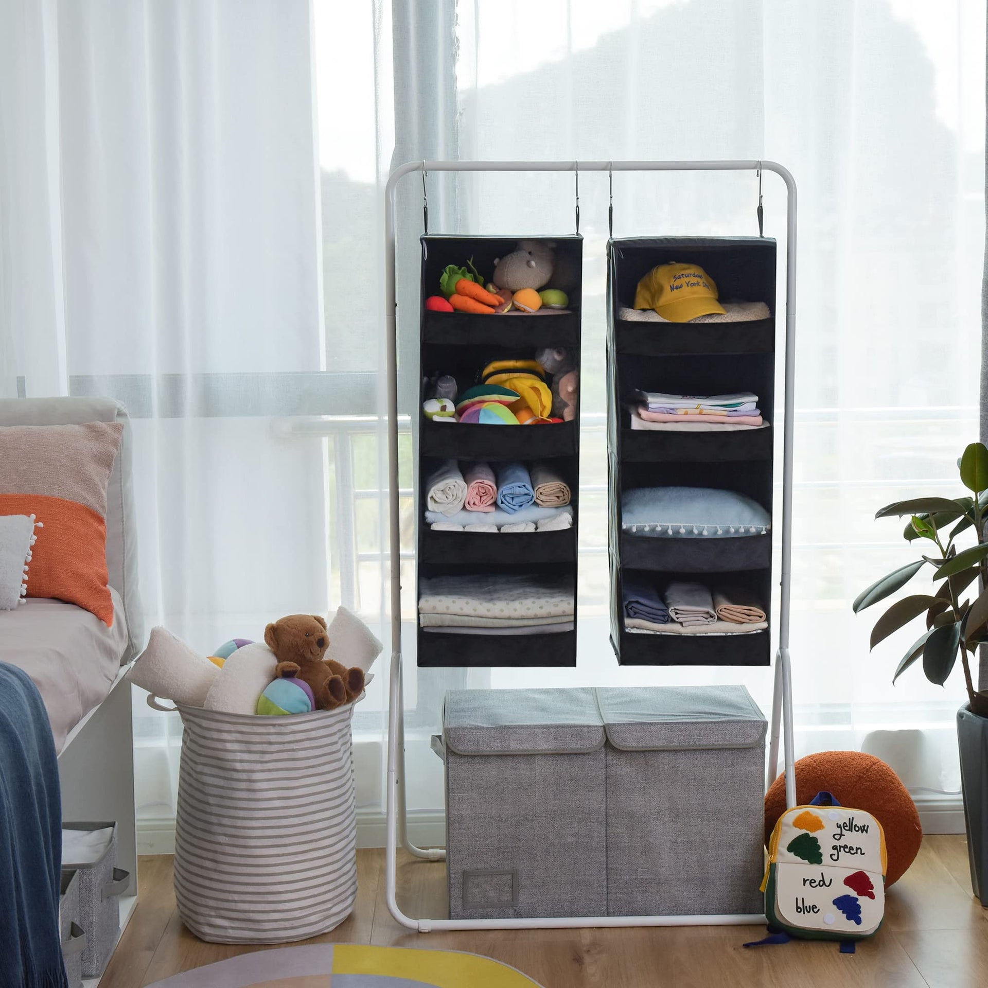 4 Shelf Hanging Closet Organizer (2 Count)