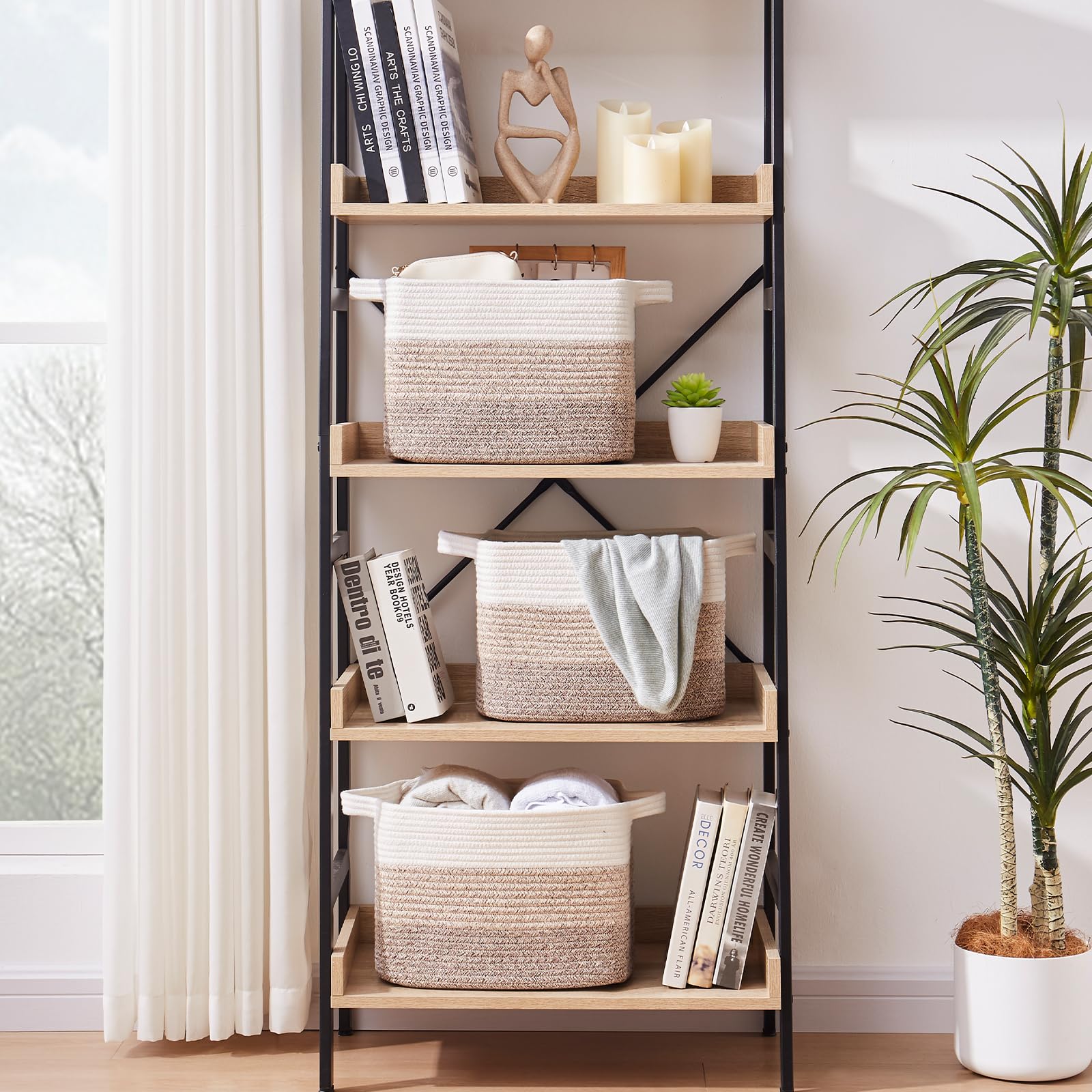 Storage Baskets for Organizing (3 Count)