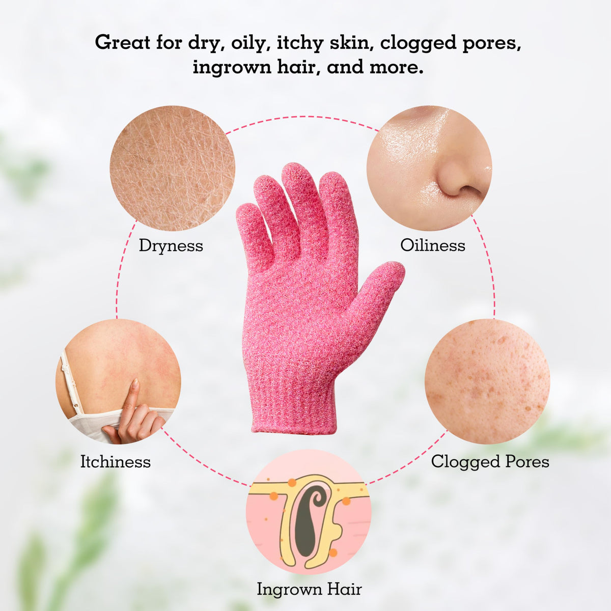 Exfoliating Glove for Shower Bath