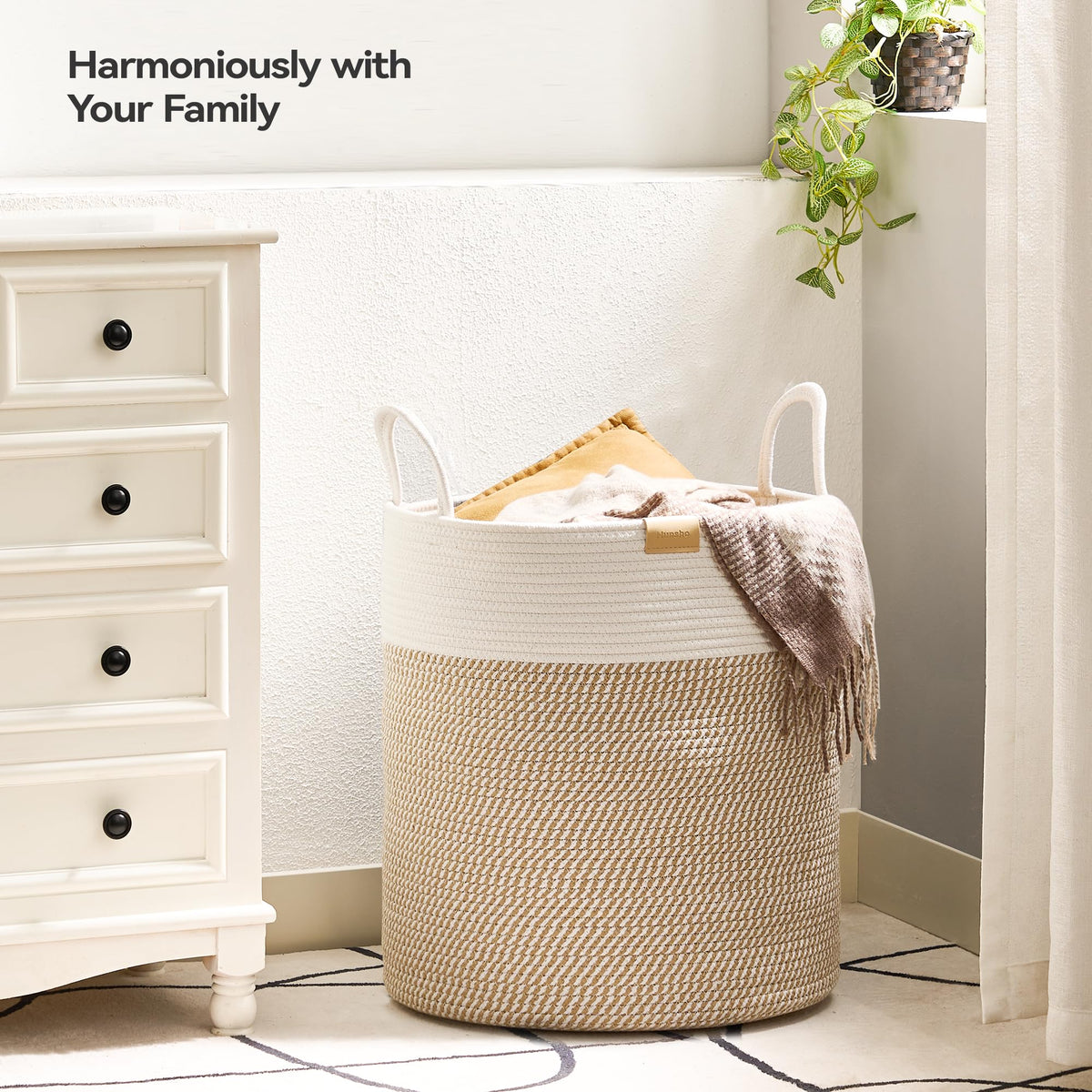 80L Laundry Hamper Basket