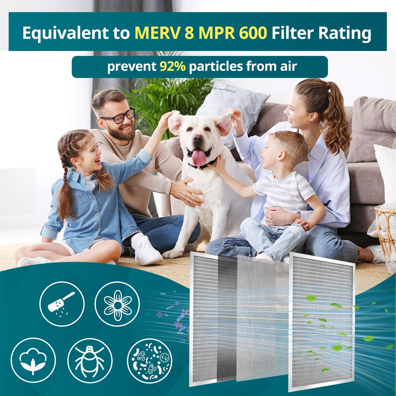 10x20x1 MERV8 Air Filter