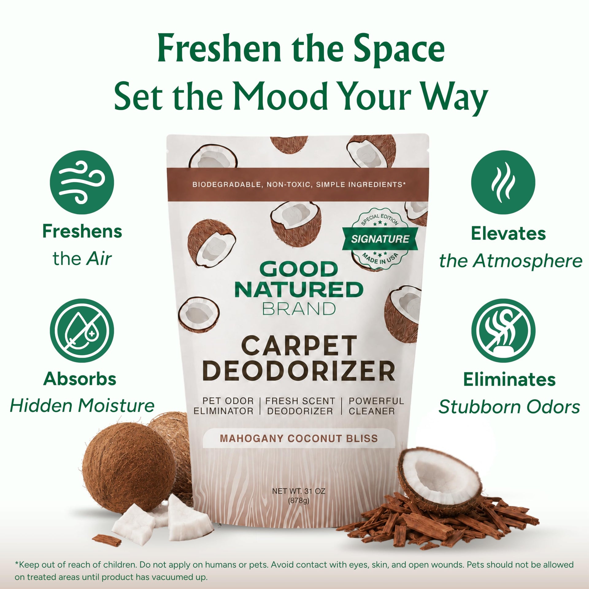 Carpet Deodorizer & Freshener Powder (31 Ounce)