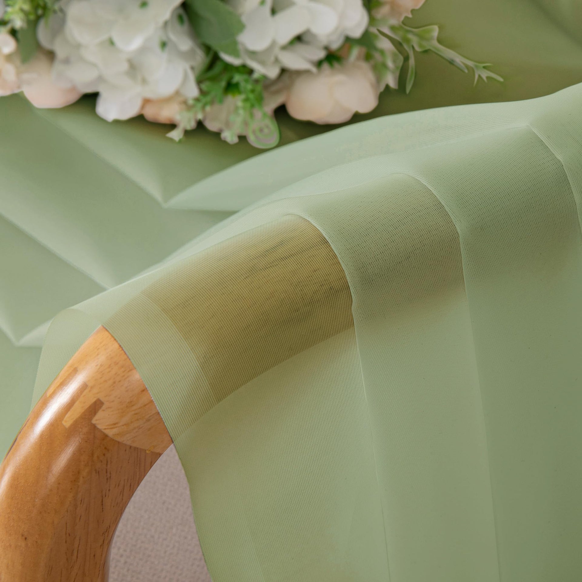 Light Green Sheer Curtains 84 Inches Long