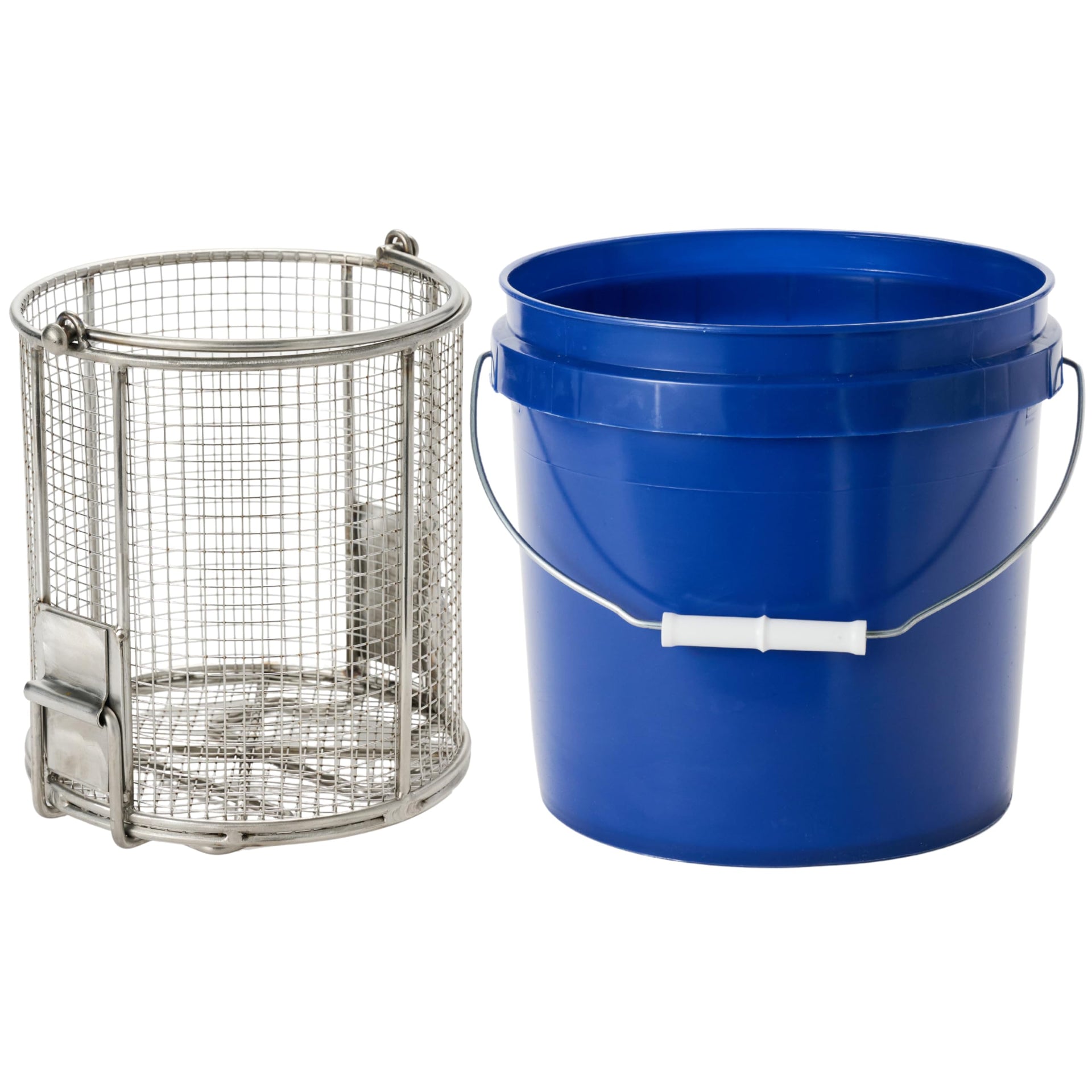 Dip N’ Drain Stainless Steel Part Cleaning Strainer Basket for 2