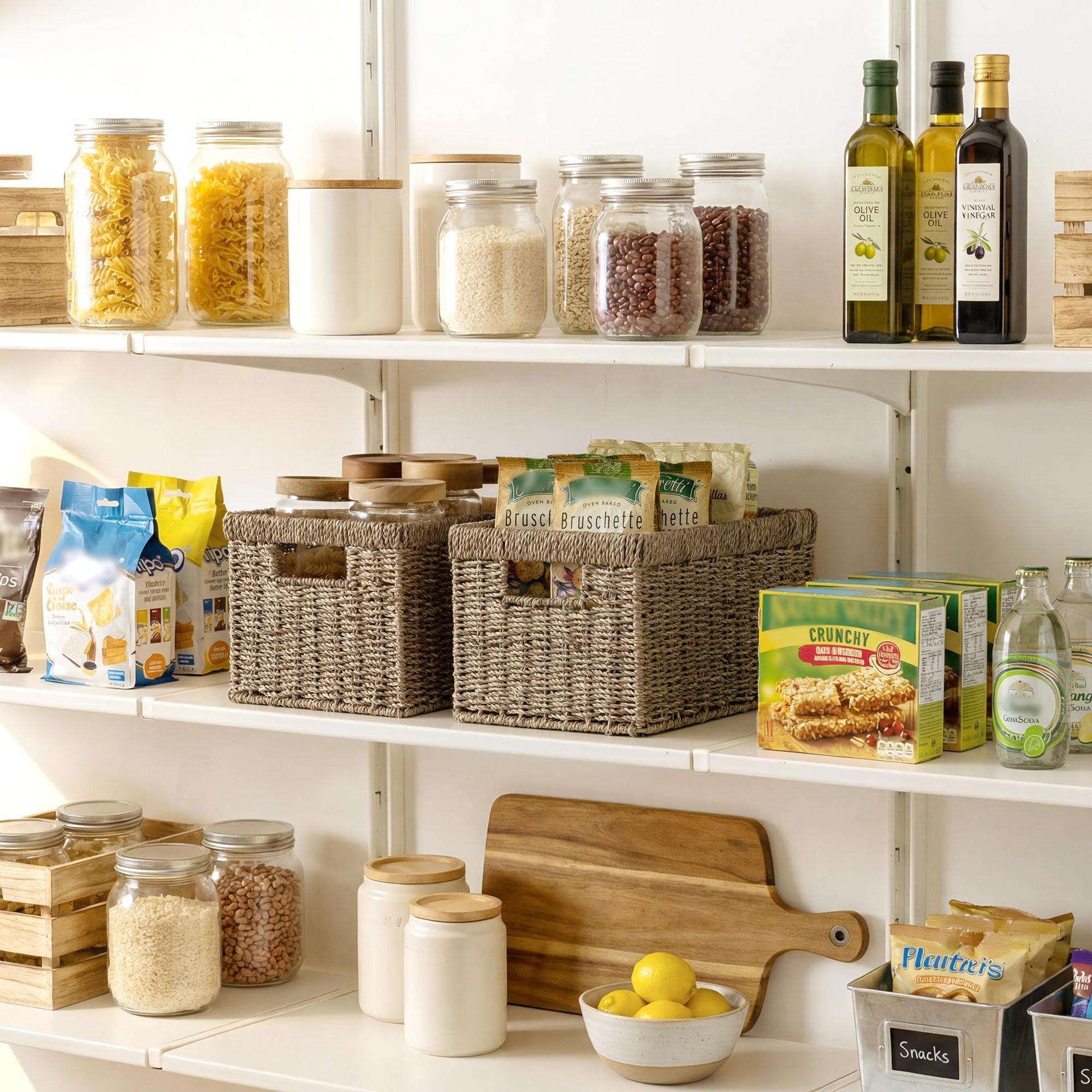 Wicker Baskets for Storage (2 Count)
