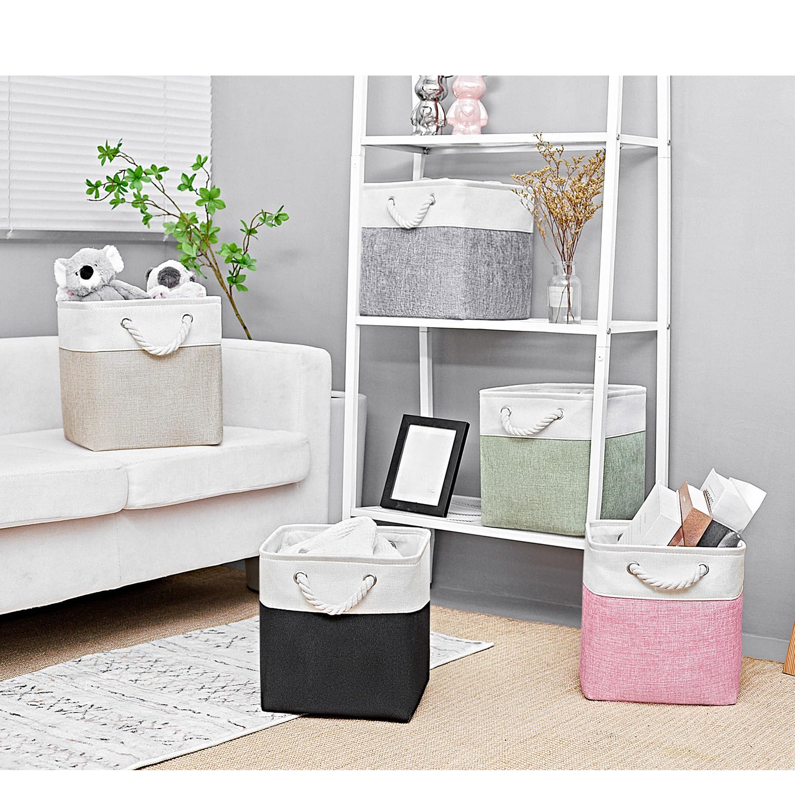 Cube Storage Bins (6 Count)