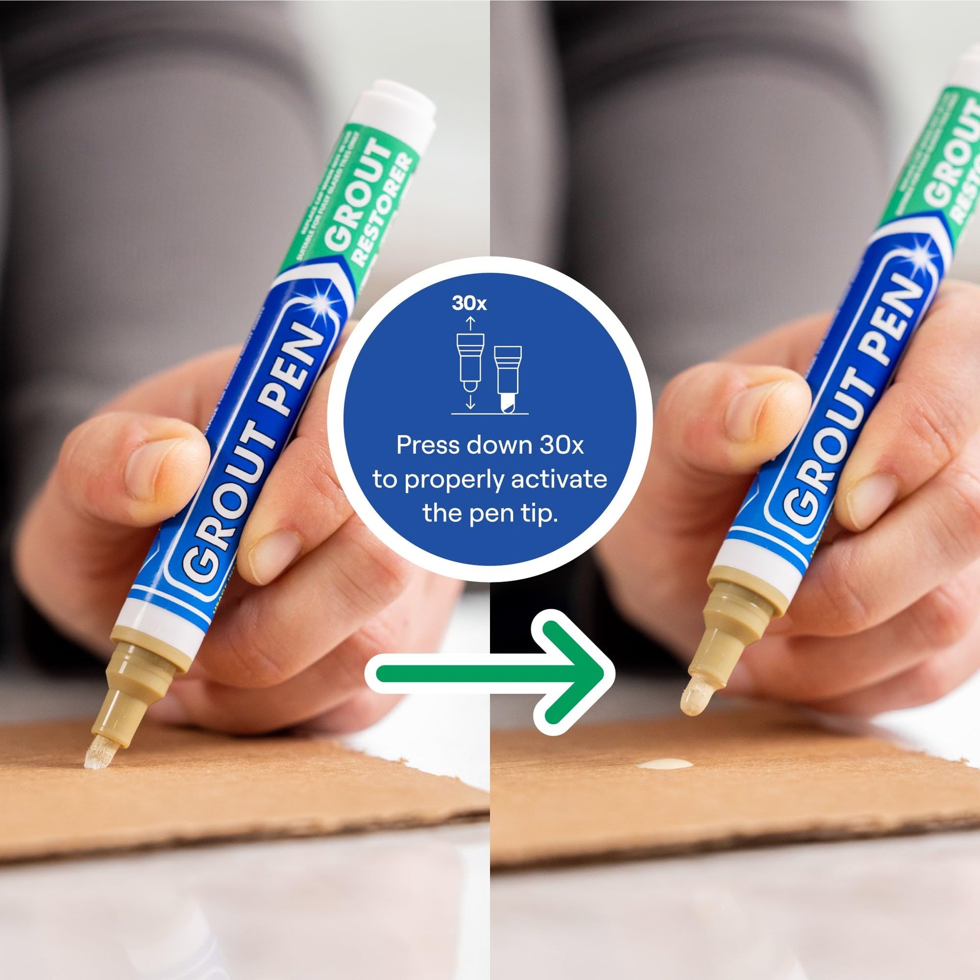 Grout Pen Beige Tile Grout Paint Marker (3 Count)
