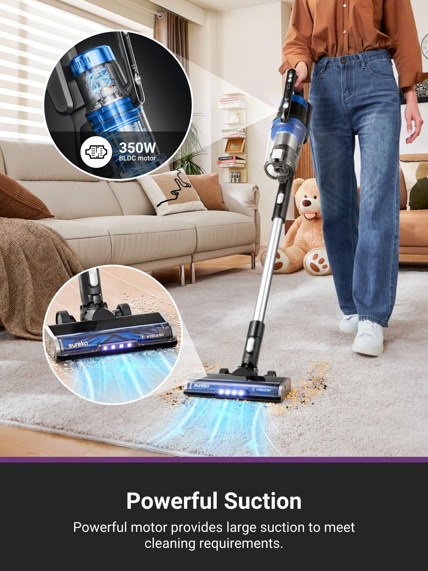 Stylus Elite NEC490BL Cordless Stick Vacuum
