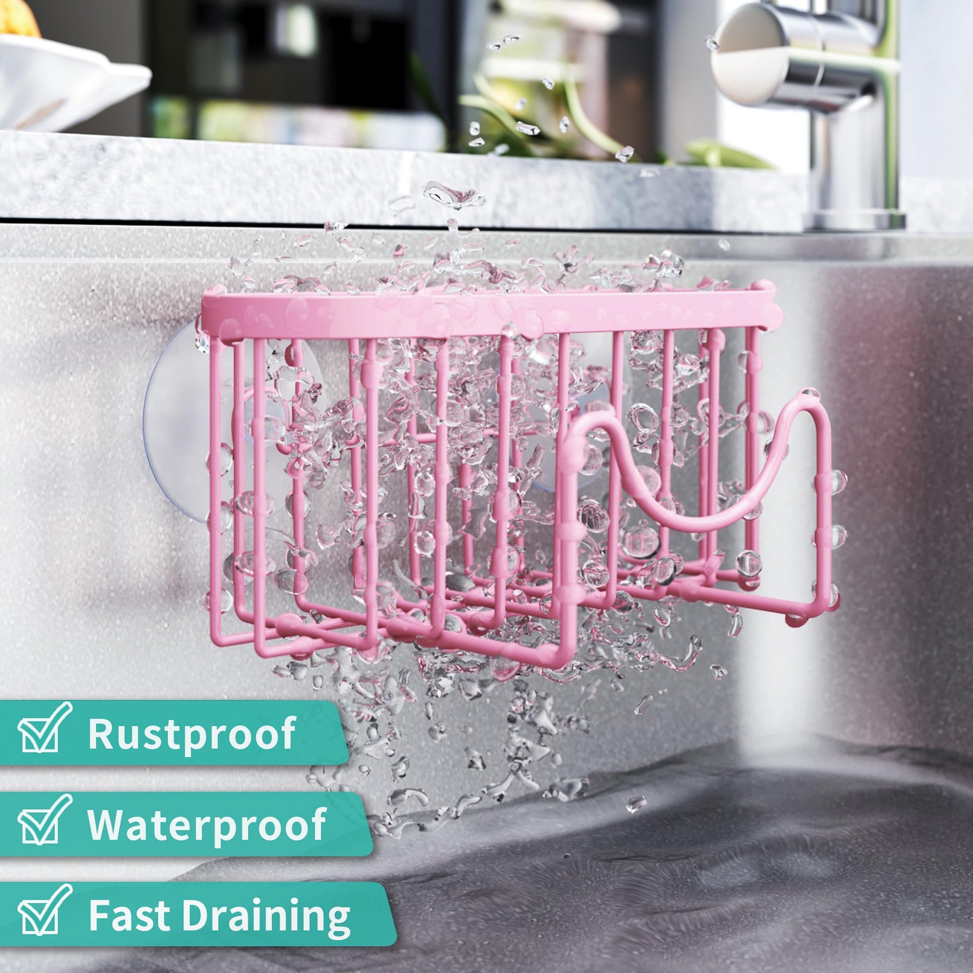 Sponge Holder for Kitchen Sink