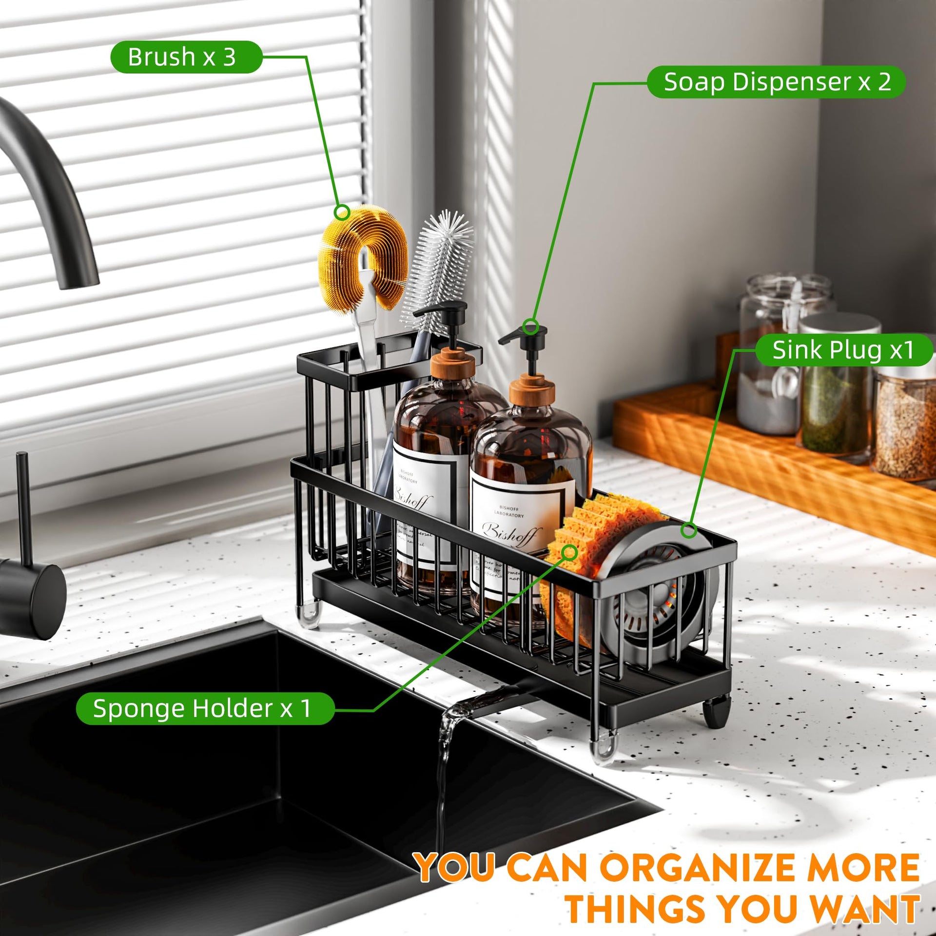 Sponge Holder for Kitchen Sink