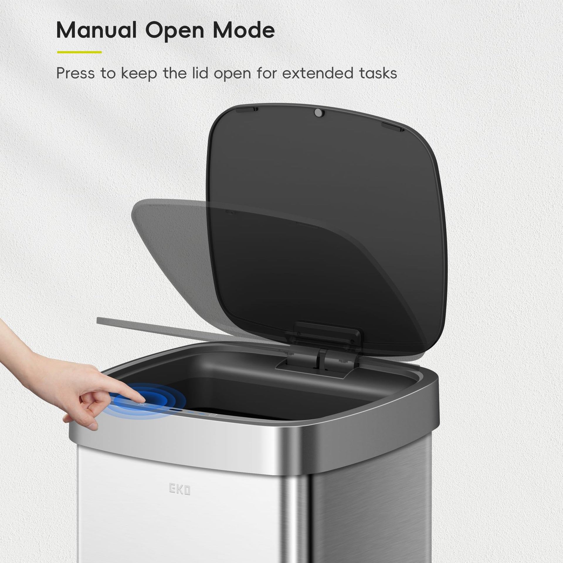 EcoSmart Tall and Large Kitchen Trash Can or Recycling Bin