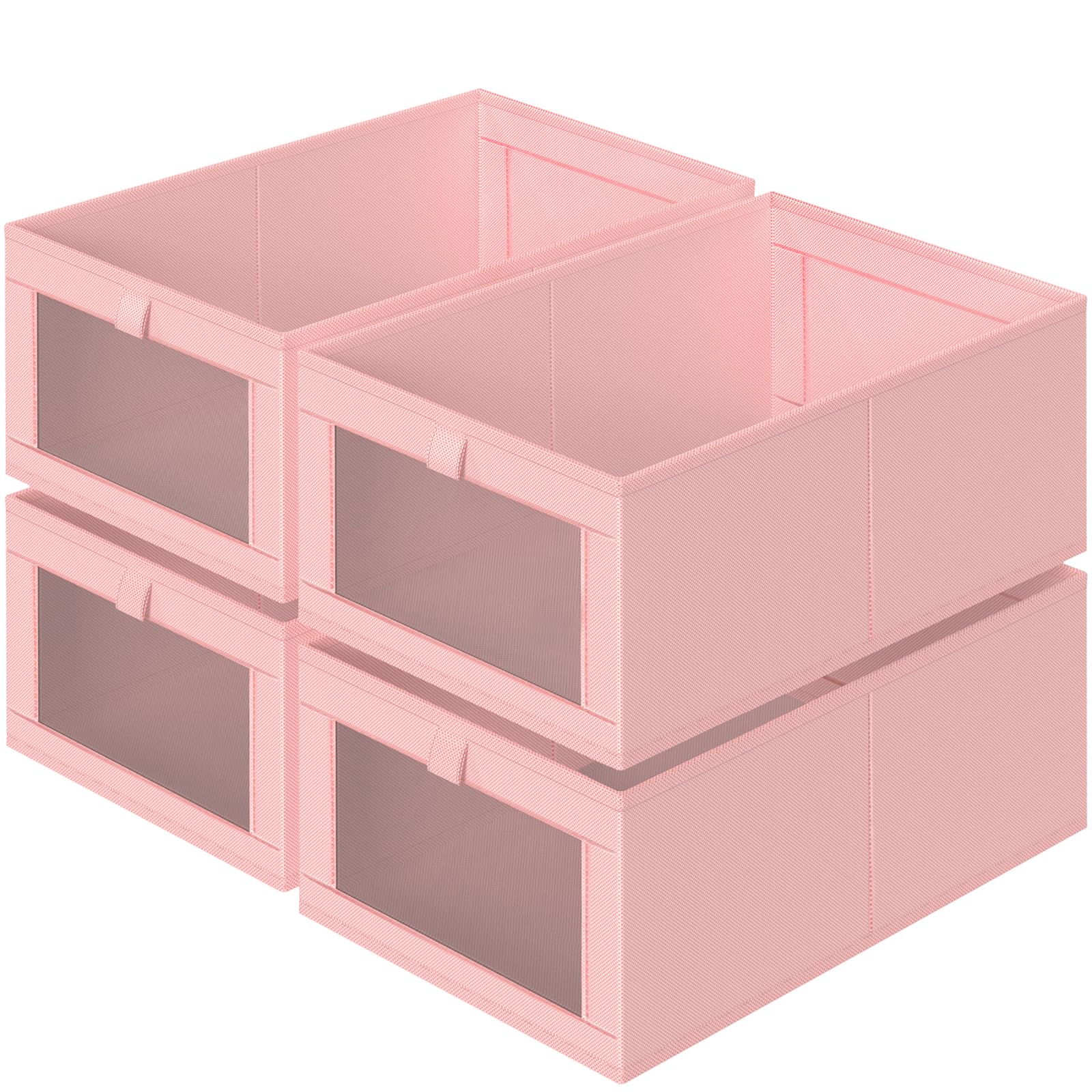 4 Pack Linen Closet Organizers and Storage (4 Count)