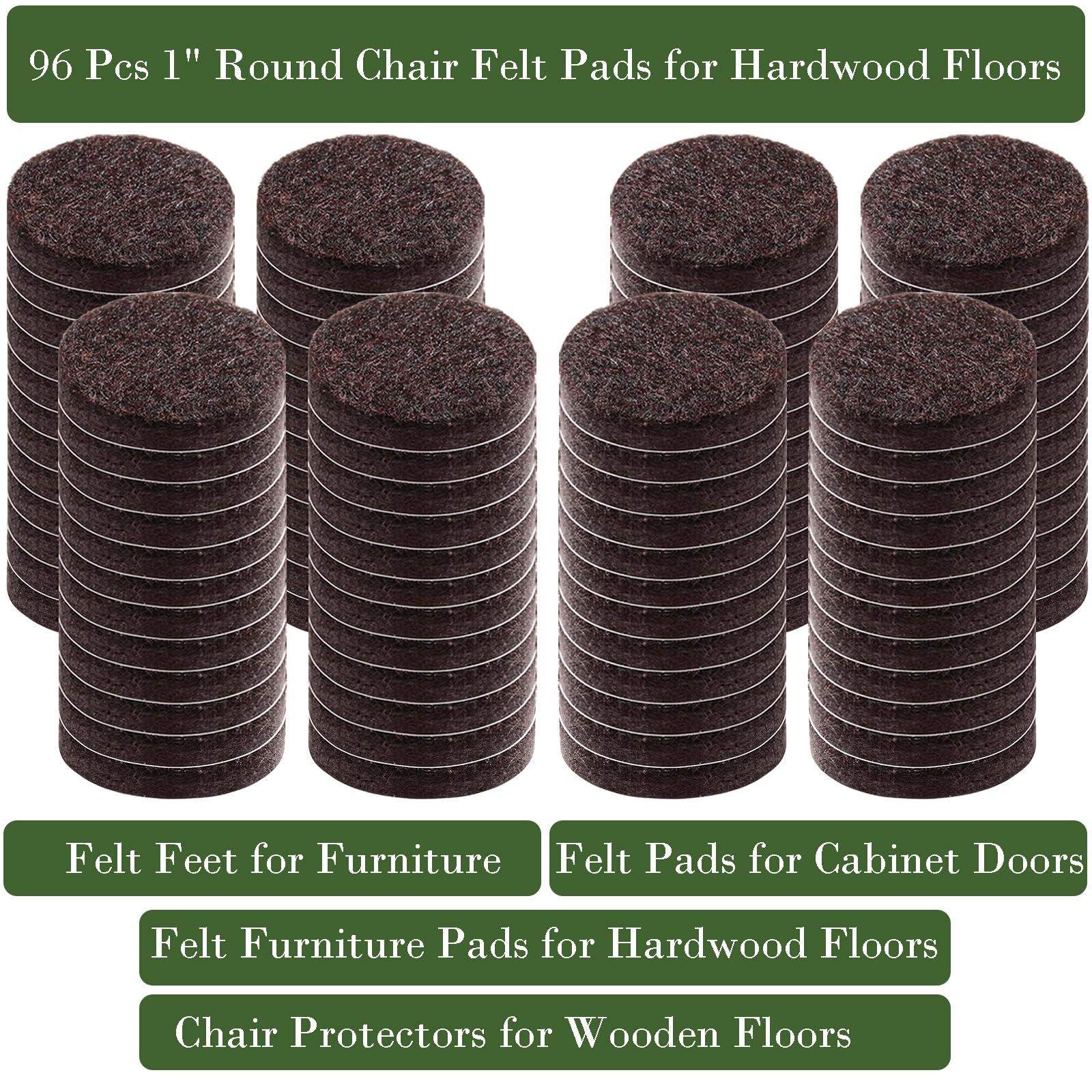 Felt Furniture Pads (96 Count)
