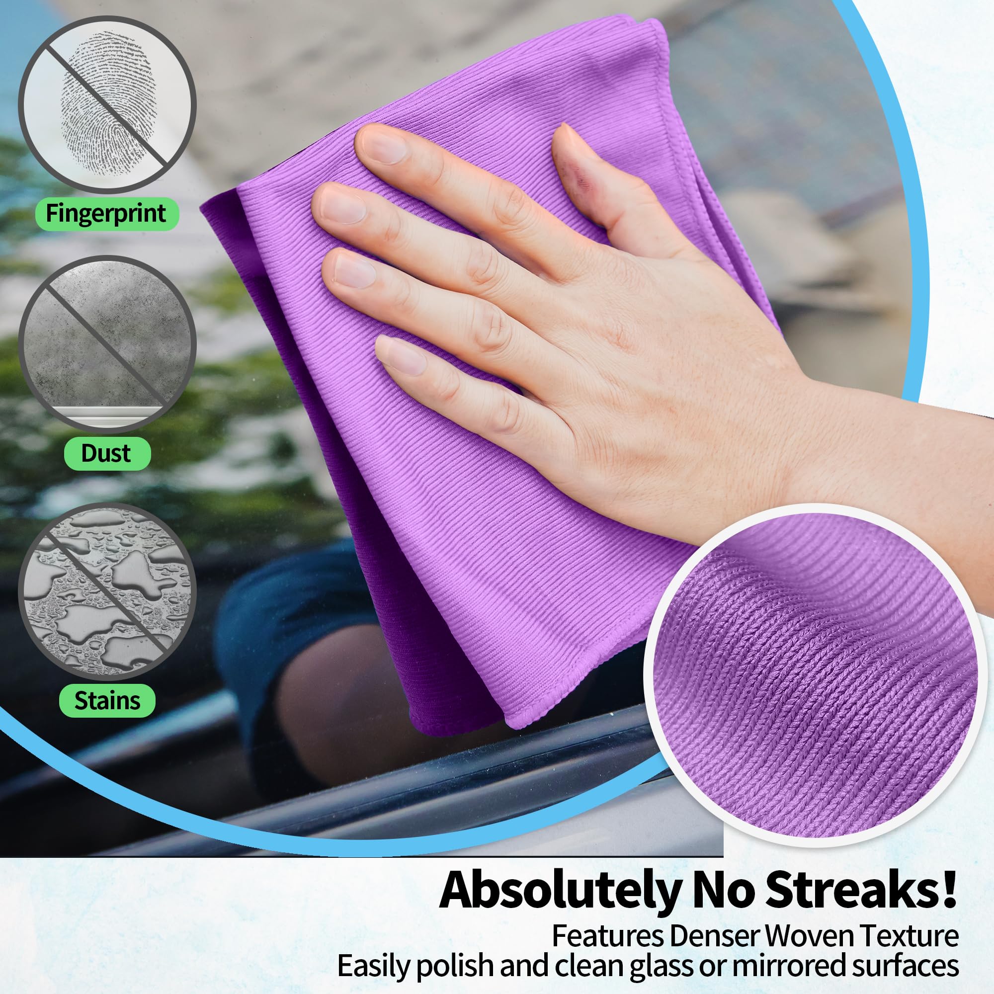 Microfiber Cleaning Cloth (12 Count)
