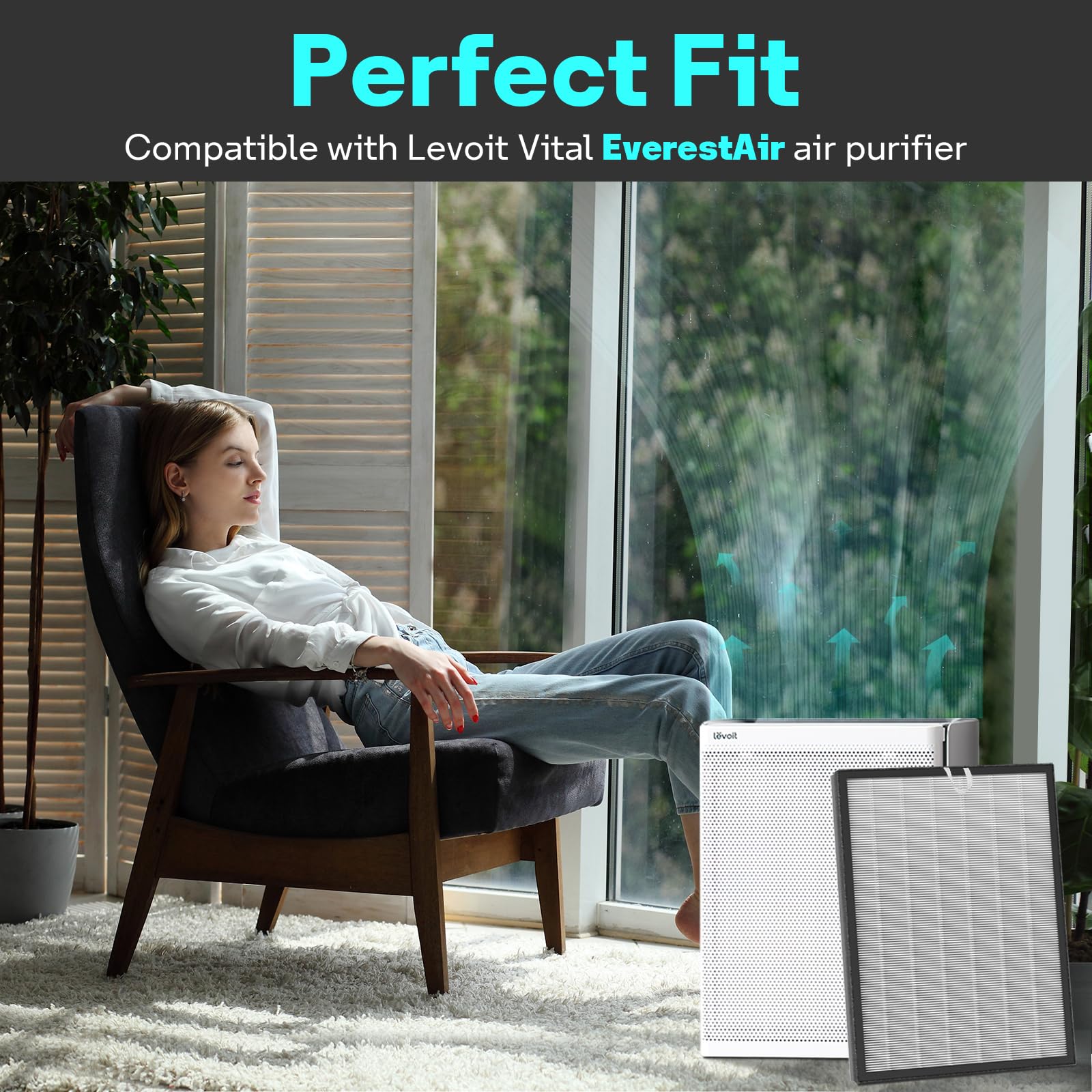 EverestAir P Air Purifier Replacement Filter (2 Count)