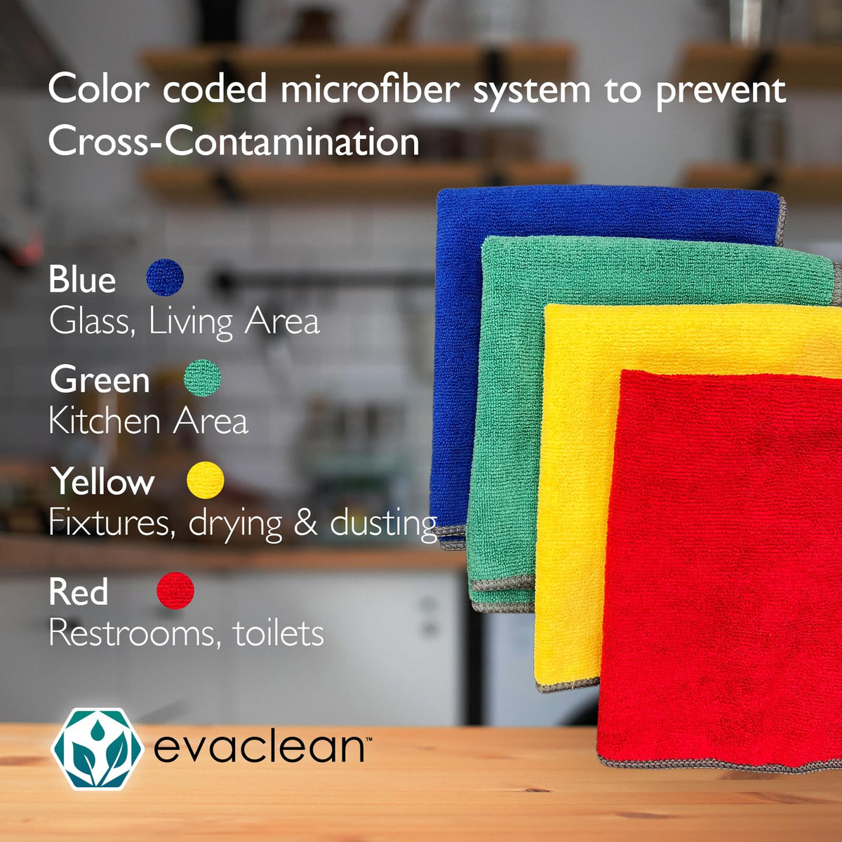 Premium Microfiber Cleaning Cloth 16"x16" (12 Count)