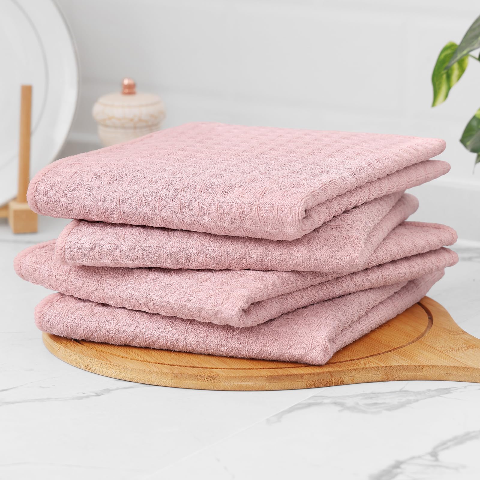Microfiber Kitchen Towels and Dishcloths Sets (12 Count)