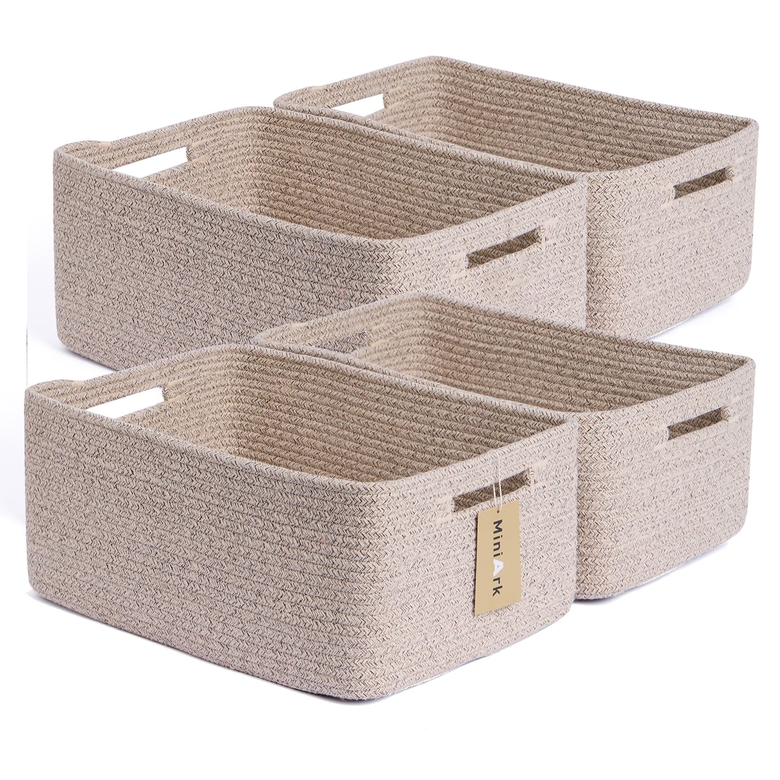 Large Storage Baskets for Organizing (4 Count)