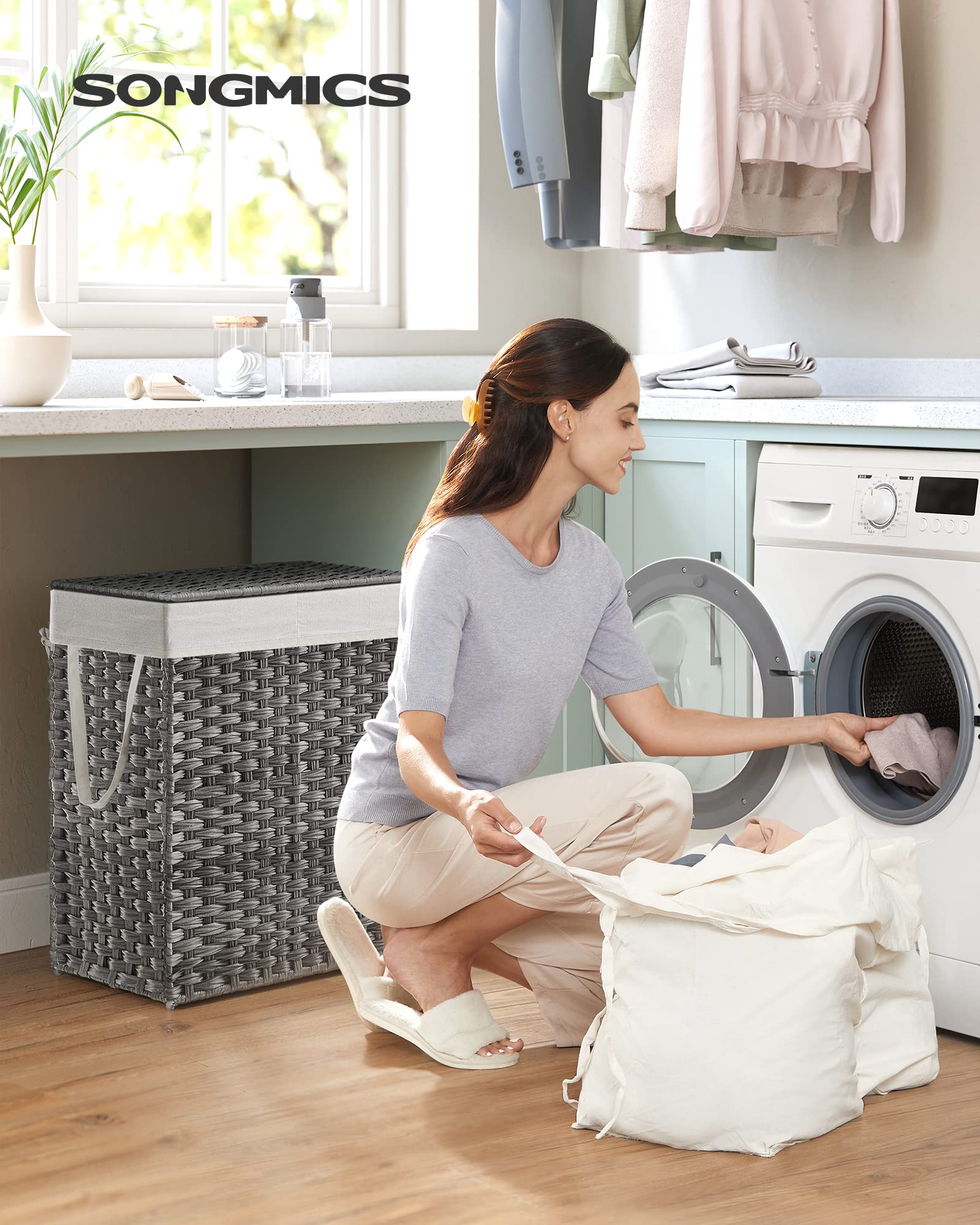 Laundry Hamper with Lid - ModHome Supplies