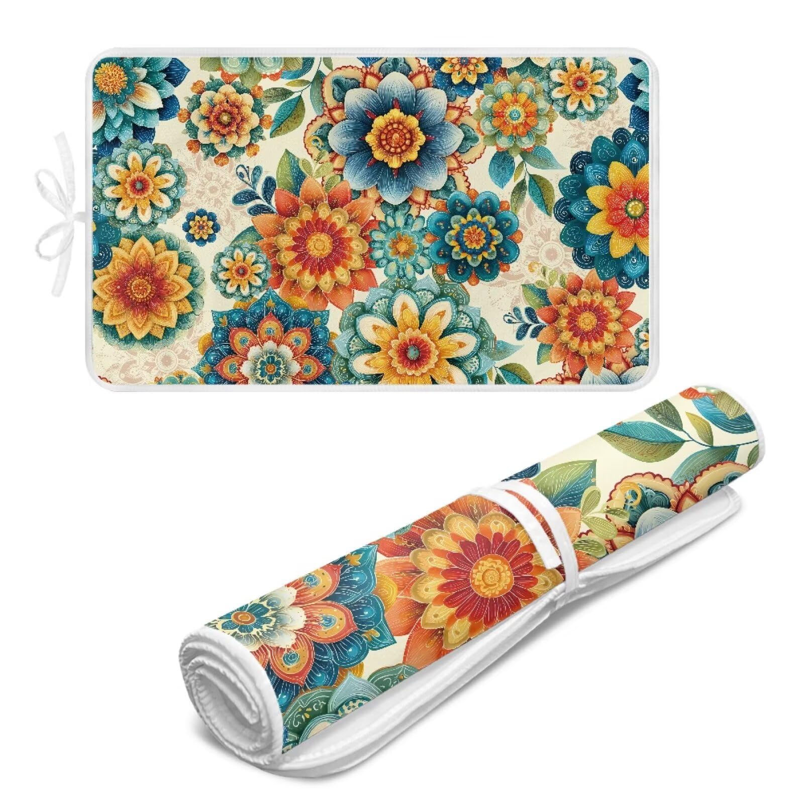 Boho Ironing Mat Foldable Ironing Pad Portable Board Iron Board Alternative Cover
