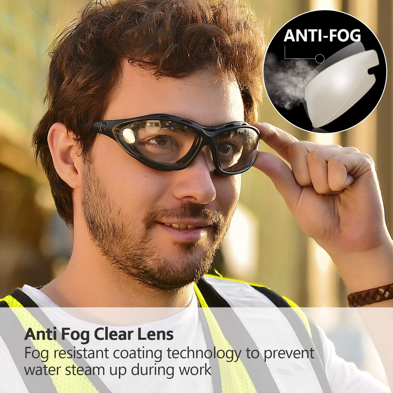 Anti Fog Safety Glasses