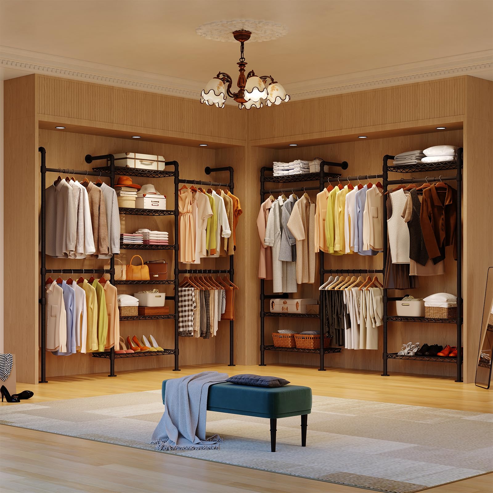 H3 Expandable Wall Mounted Closet System