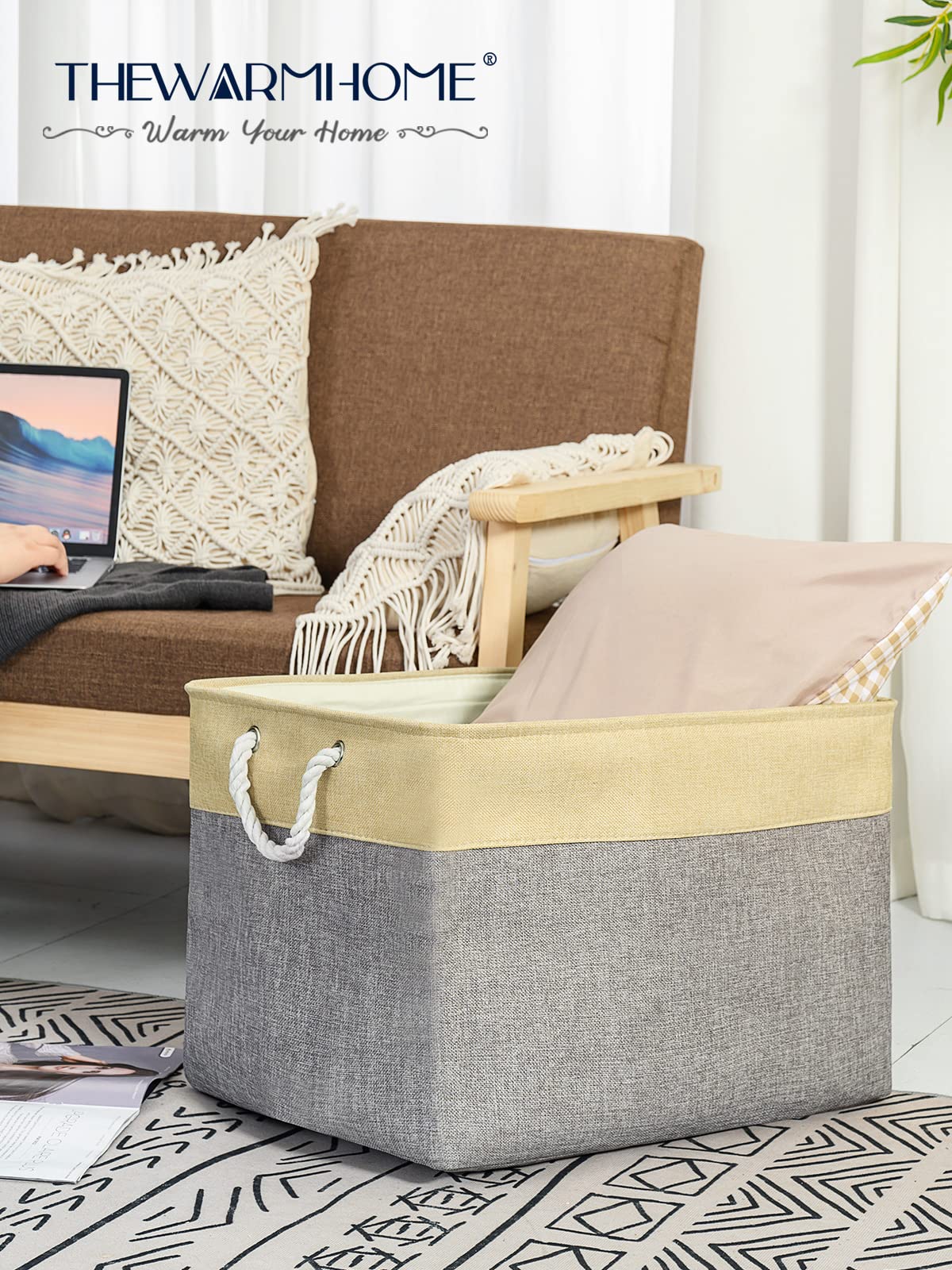 Storage Bins Baskets for Organizing (3 Count)