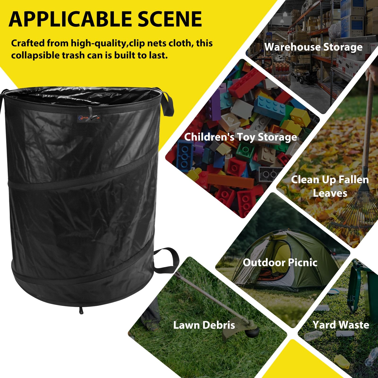 45 Gallon Collapsible Trash Can