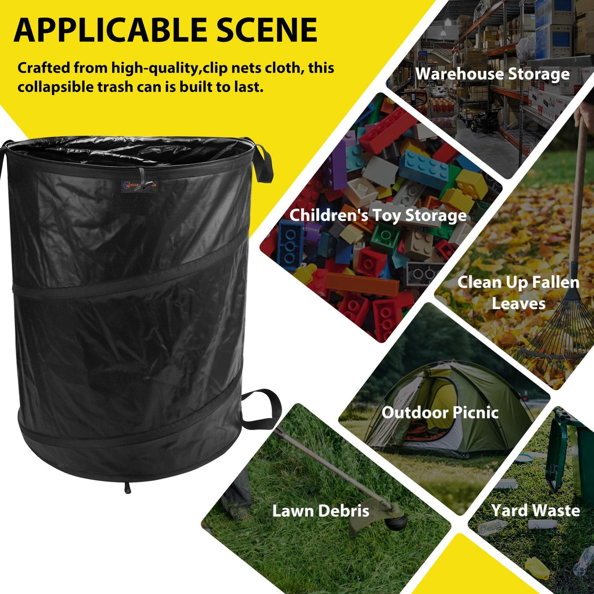 45 Gallon Collapsible Trash Can
