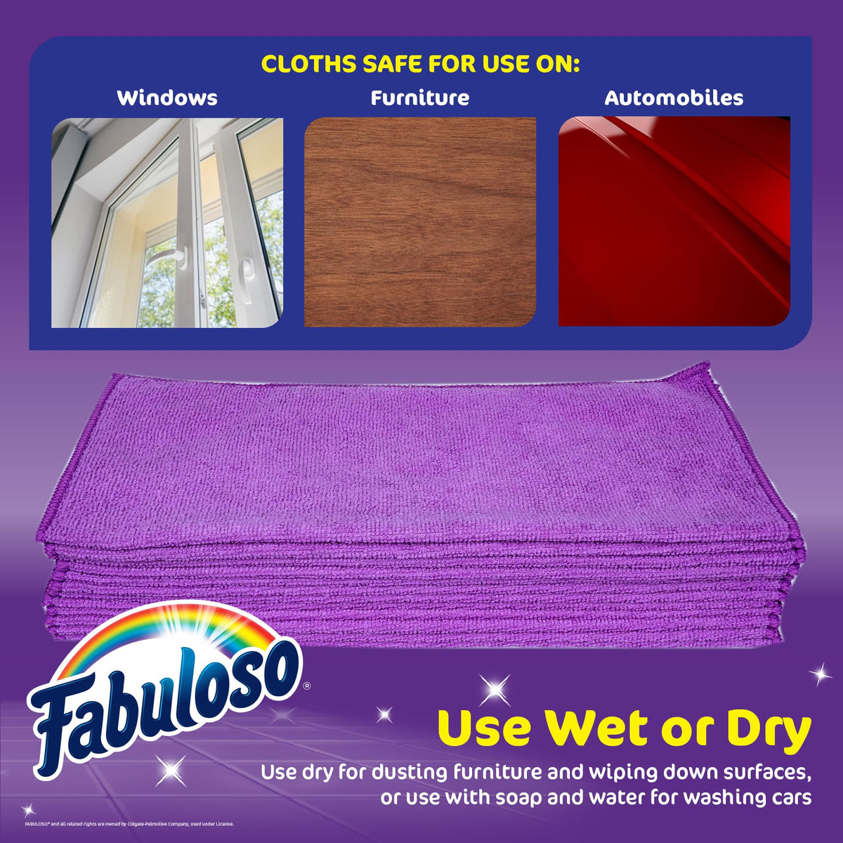 Microfiber Cleaning Cloths (12 Count)