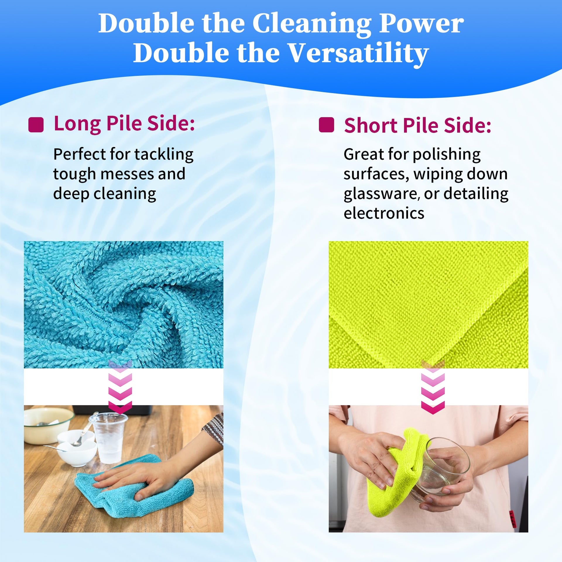 Microfiber Cleaning Cloth (24 Count)