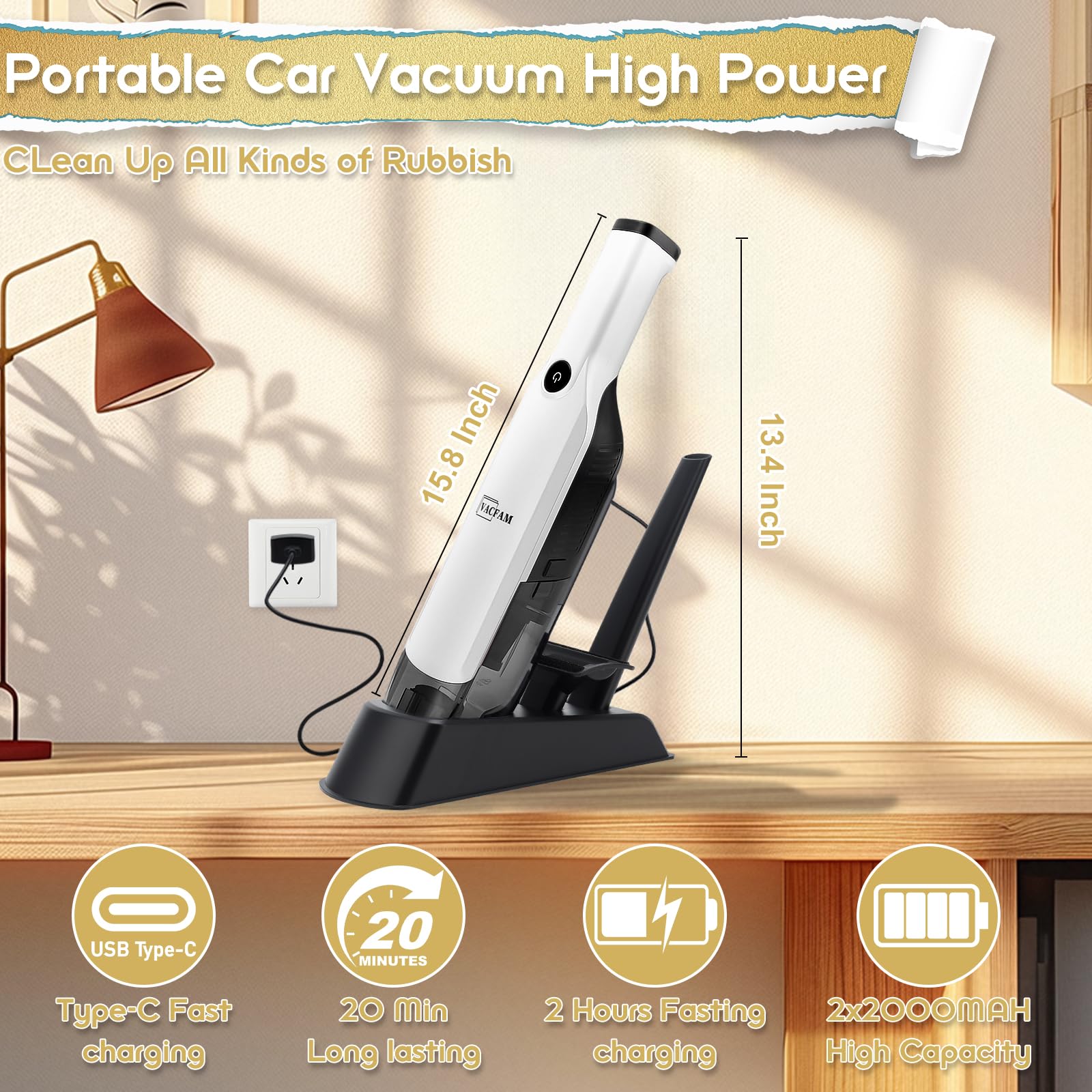 Handheld Vacuum Cordless