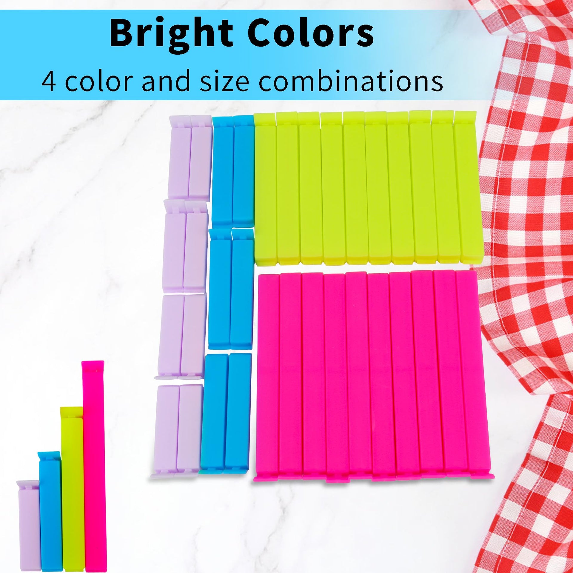 34 Pack Plastic Chip Clips (34 Count)