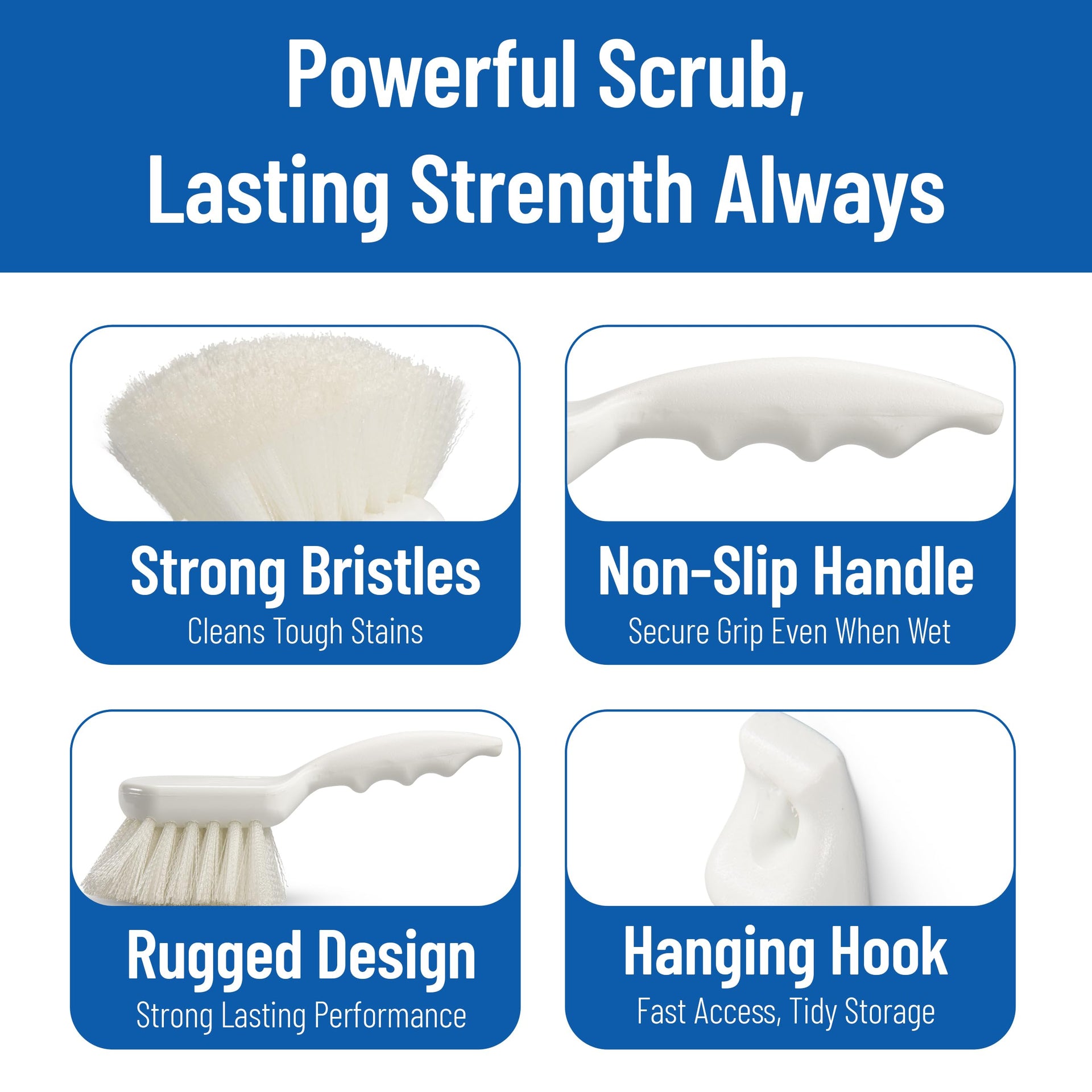 Nylon Utility Scrub Brush (12 Count)