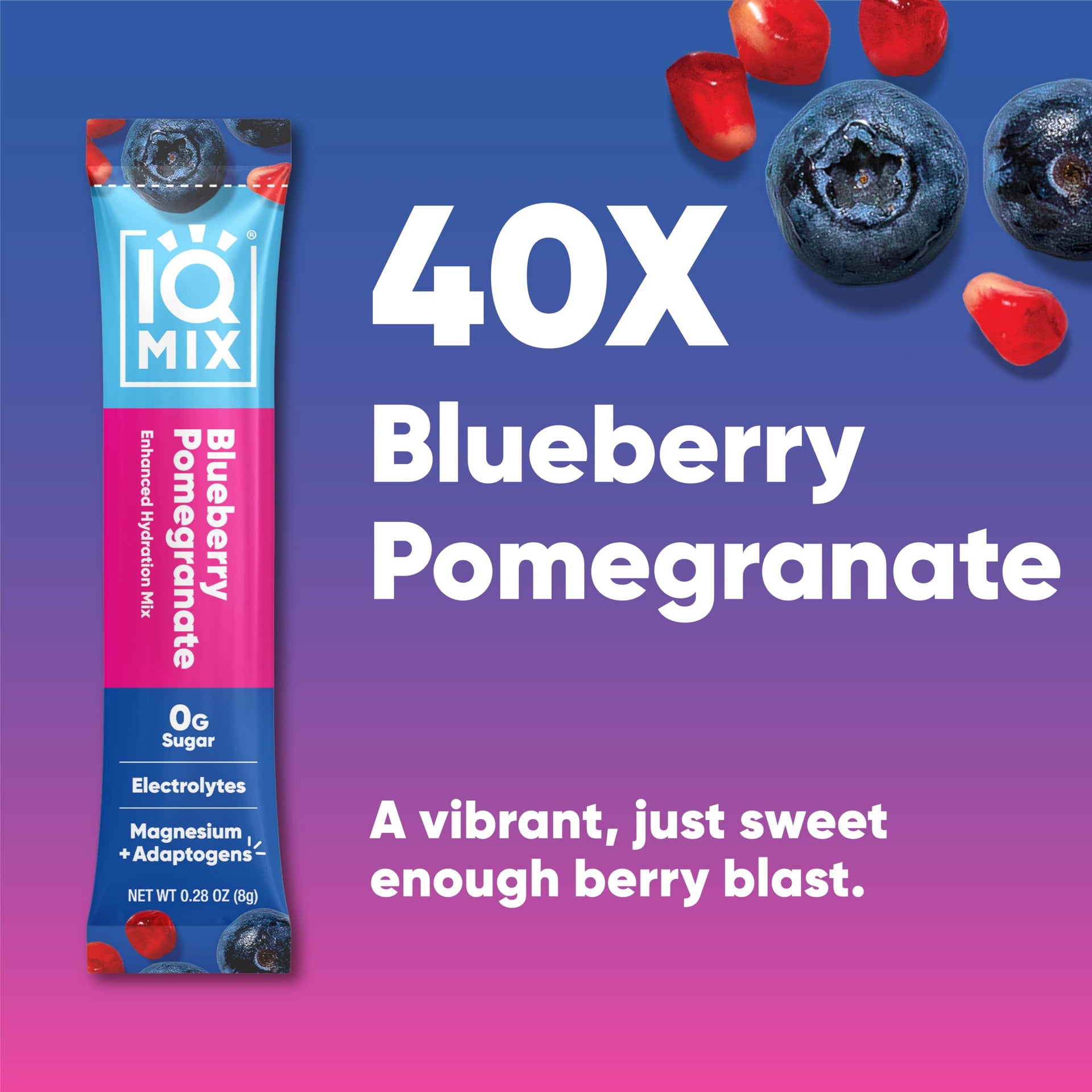 IQMIX Hydration Electrolytes Powder Packets (40 Count)