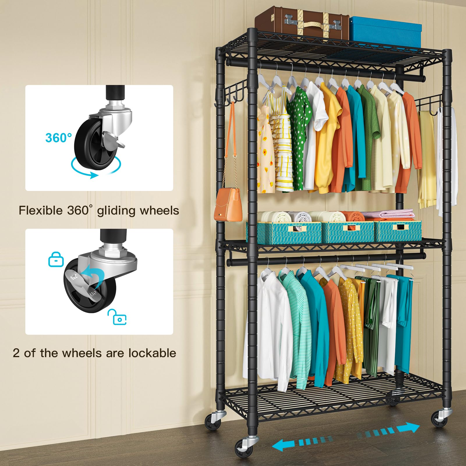 P1 Heavy Duty Garment Rack