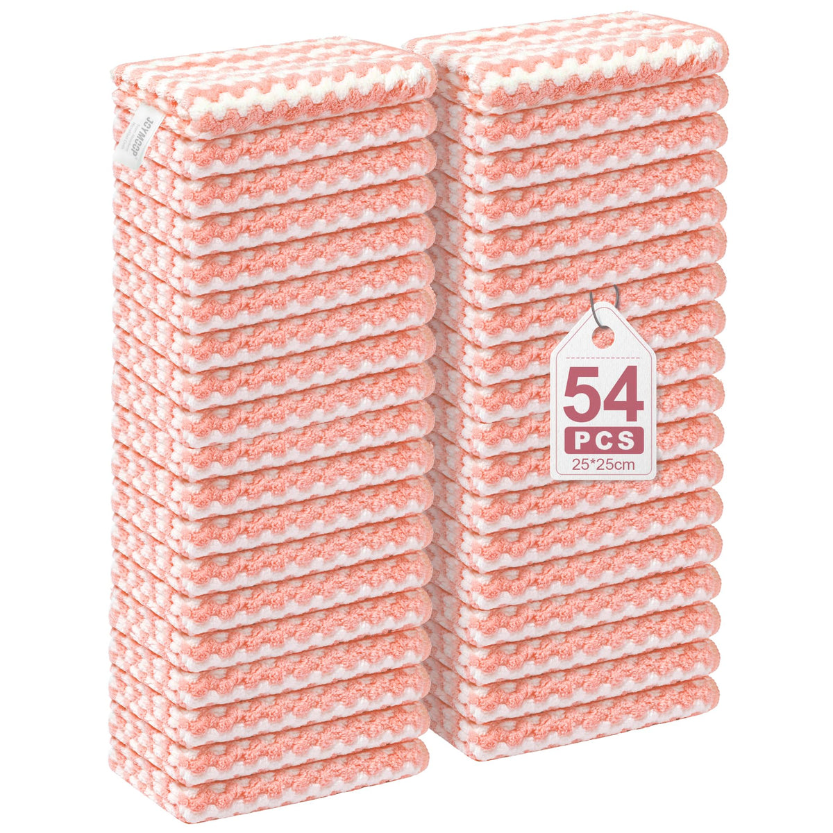 54 Packs Microfiber Cleaning Cloths (54 Count)