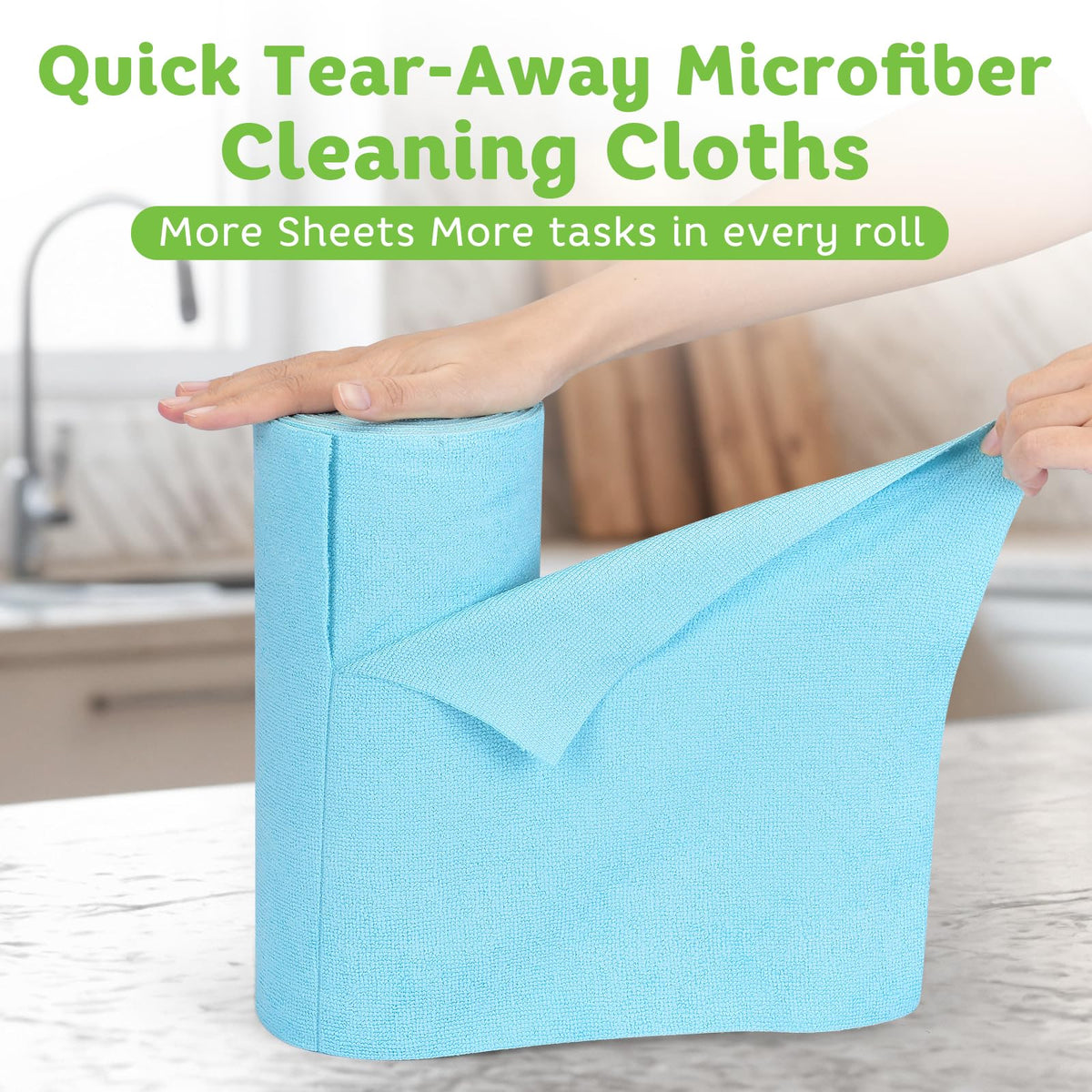 Matthew Microfiber Cleaning Cloth Roll 72Pack (72 Count)