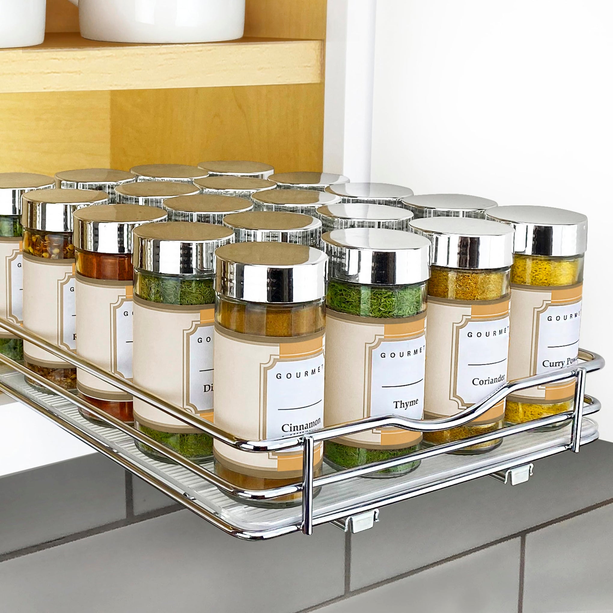 Pull Out Spice Organization for Cabinets