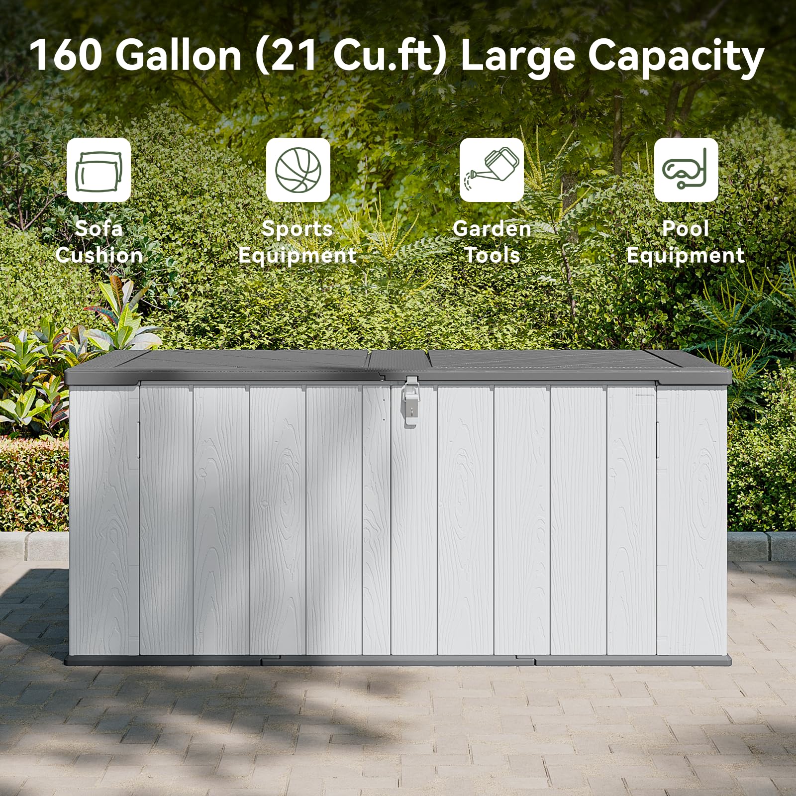 Horizontal Storage Sheds 21 Cu.ft