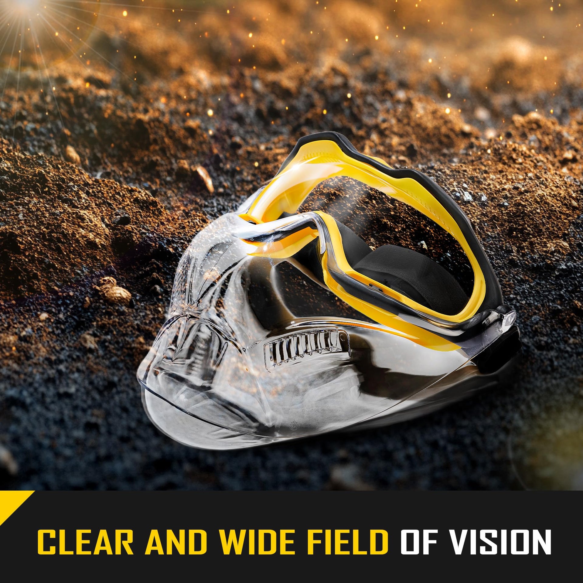 Safety Goggles with Face Shield Mask