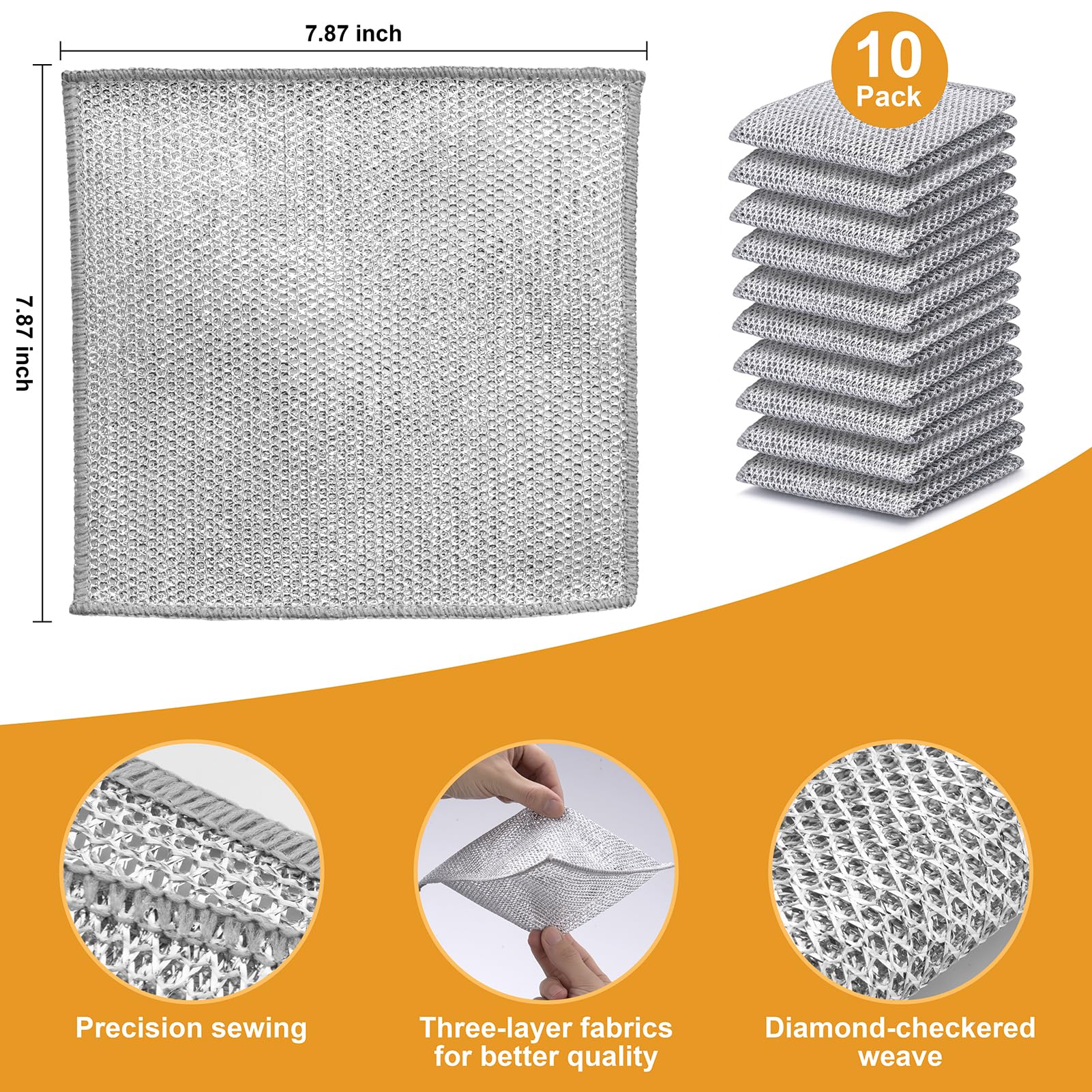Non Scratch Wire Dishcloth - ModHome Supplies