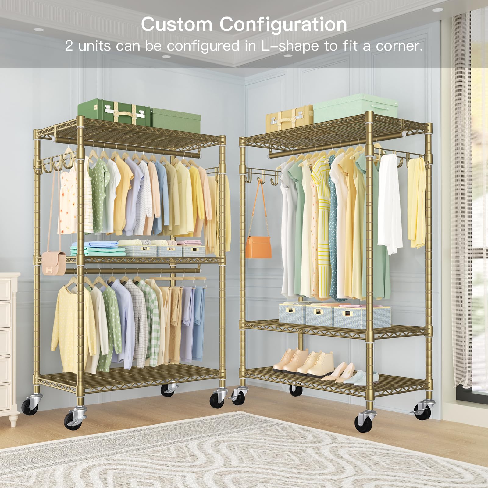 P1 Rolling Clothes Rack
