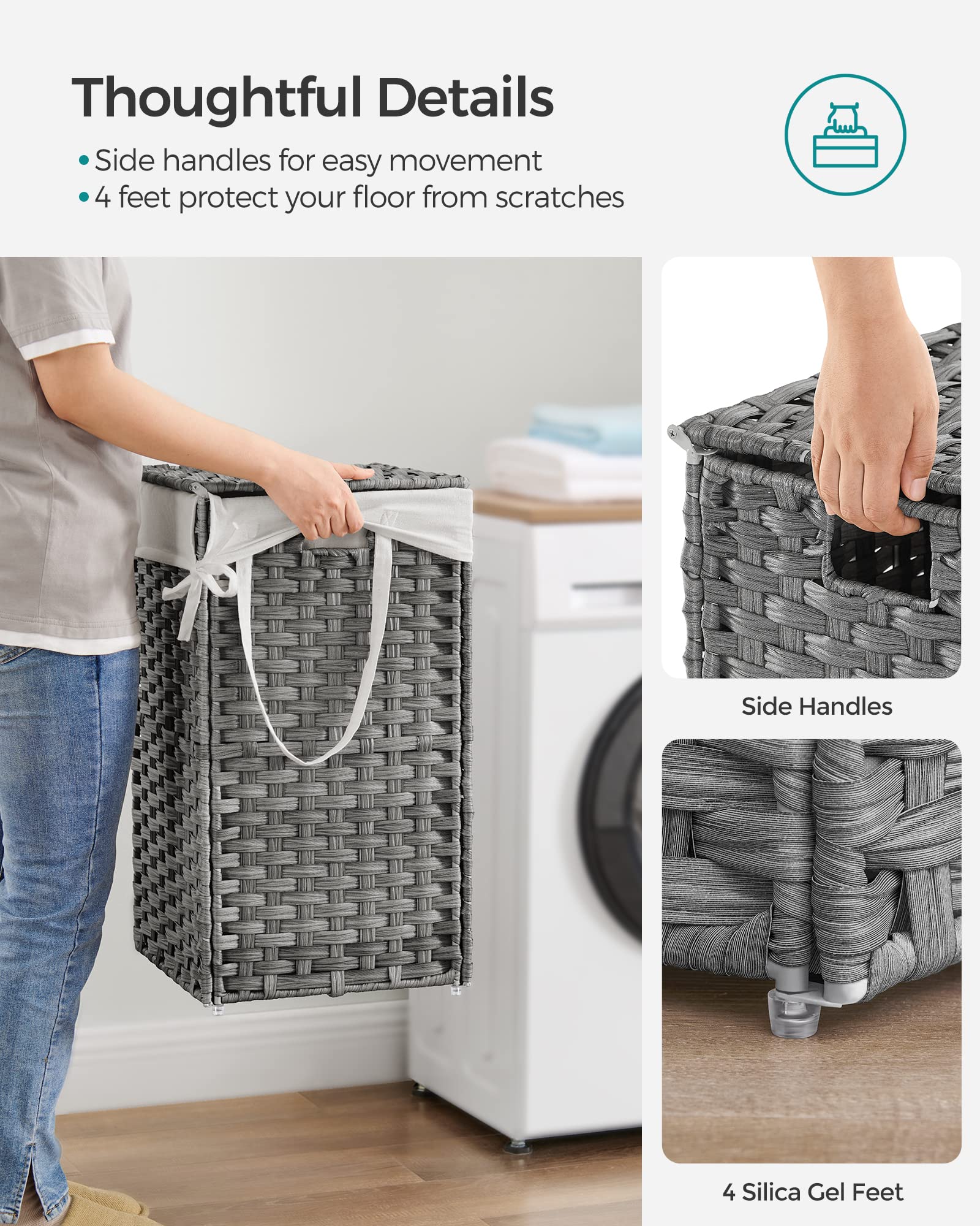 Laundry Hamper with Lid