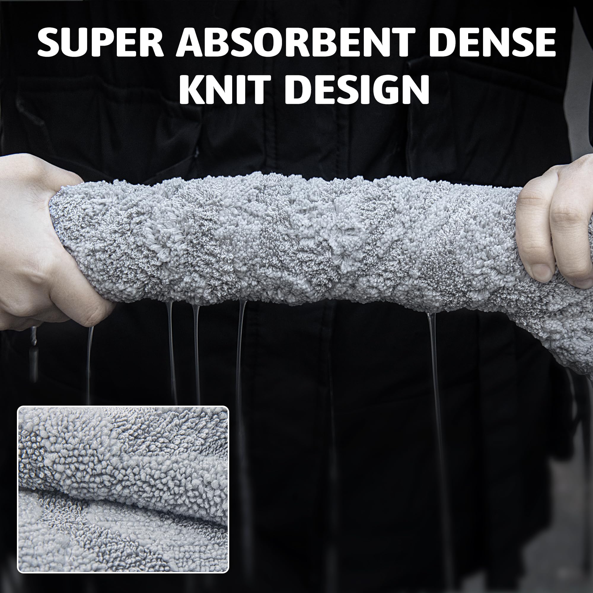 1000GSM Car Drying Towel 18"x24"