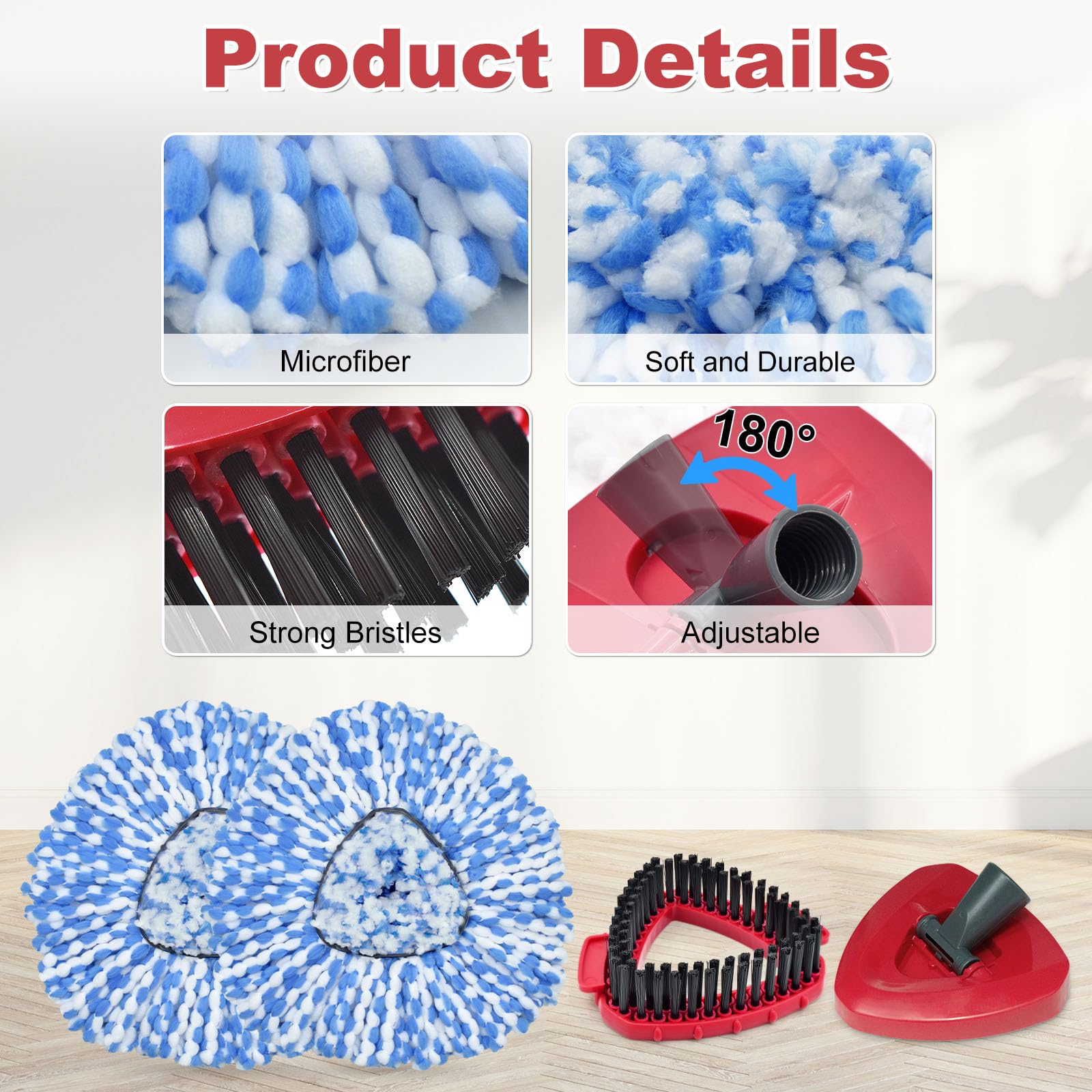 Spin Mop Replace Head (5 Count)