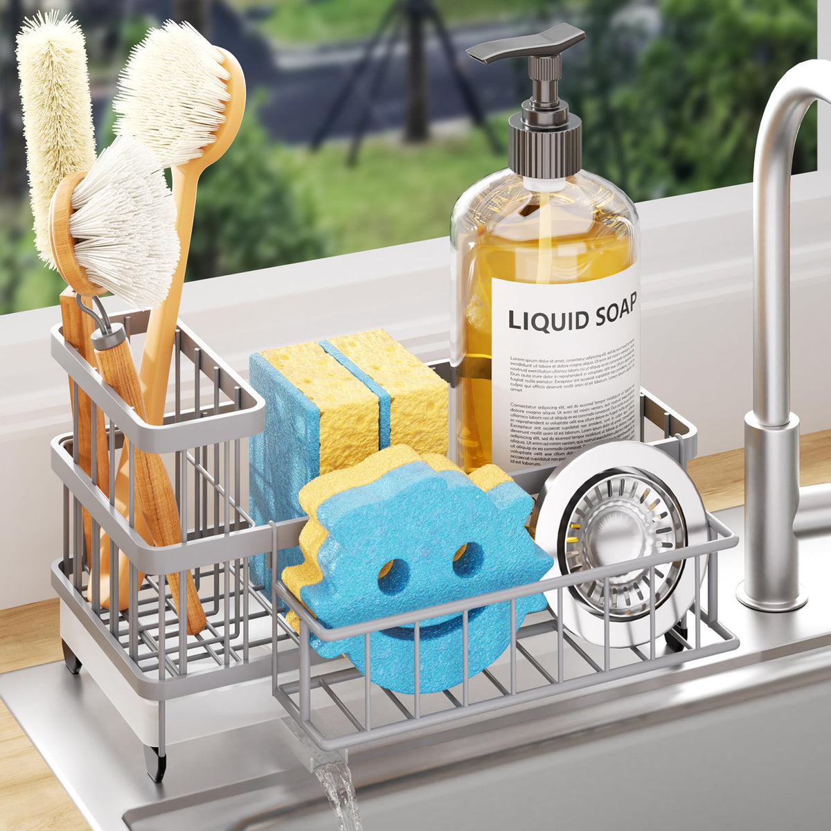 Sponge Holder for Kitchen Sink