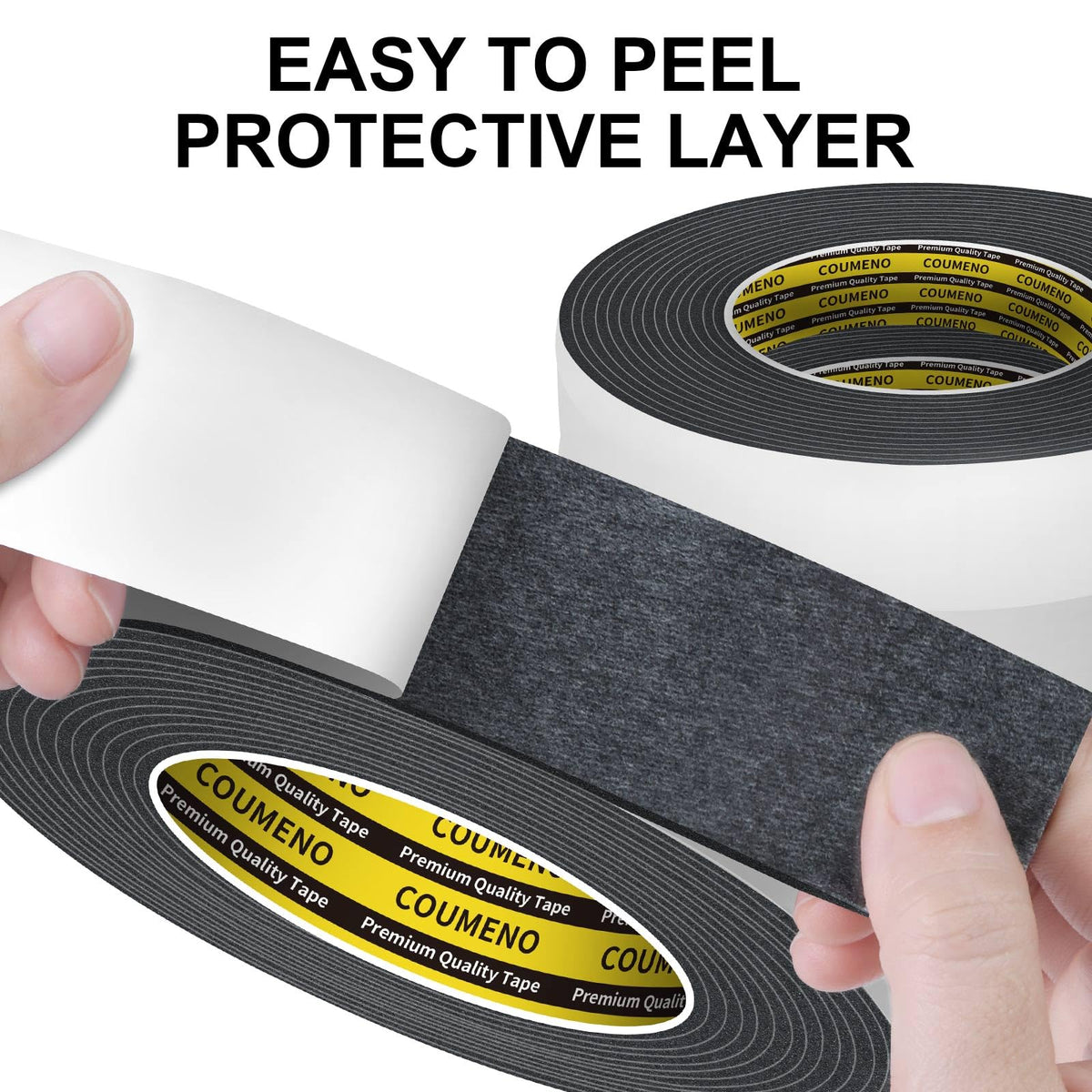 Black Foam Tape Weather Stripping Sealing Sponge