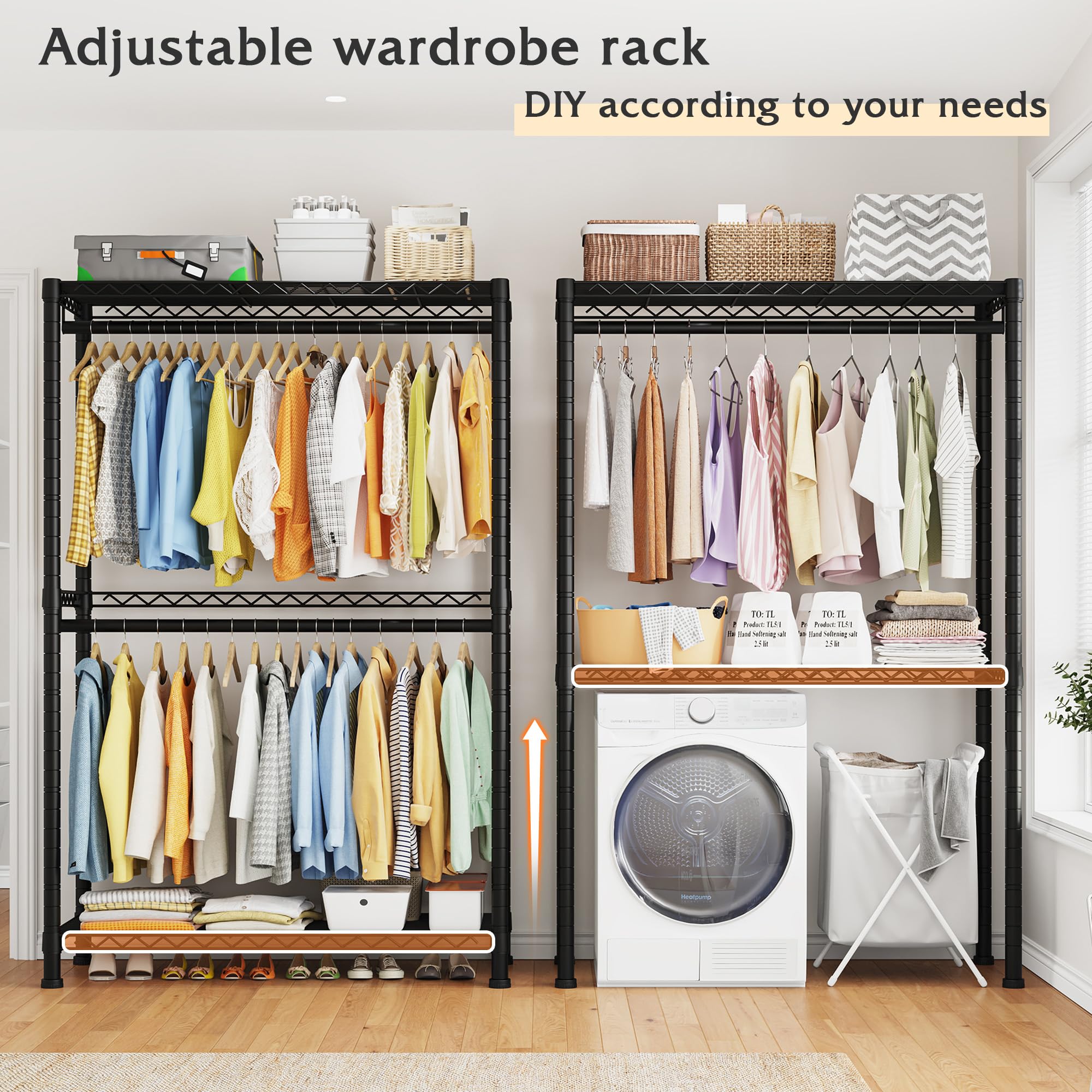 Clothes Rack Heavy Duty Clothing Rack