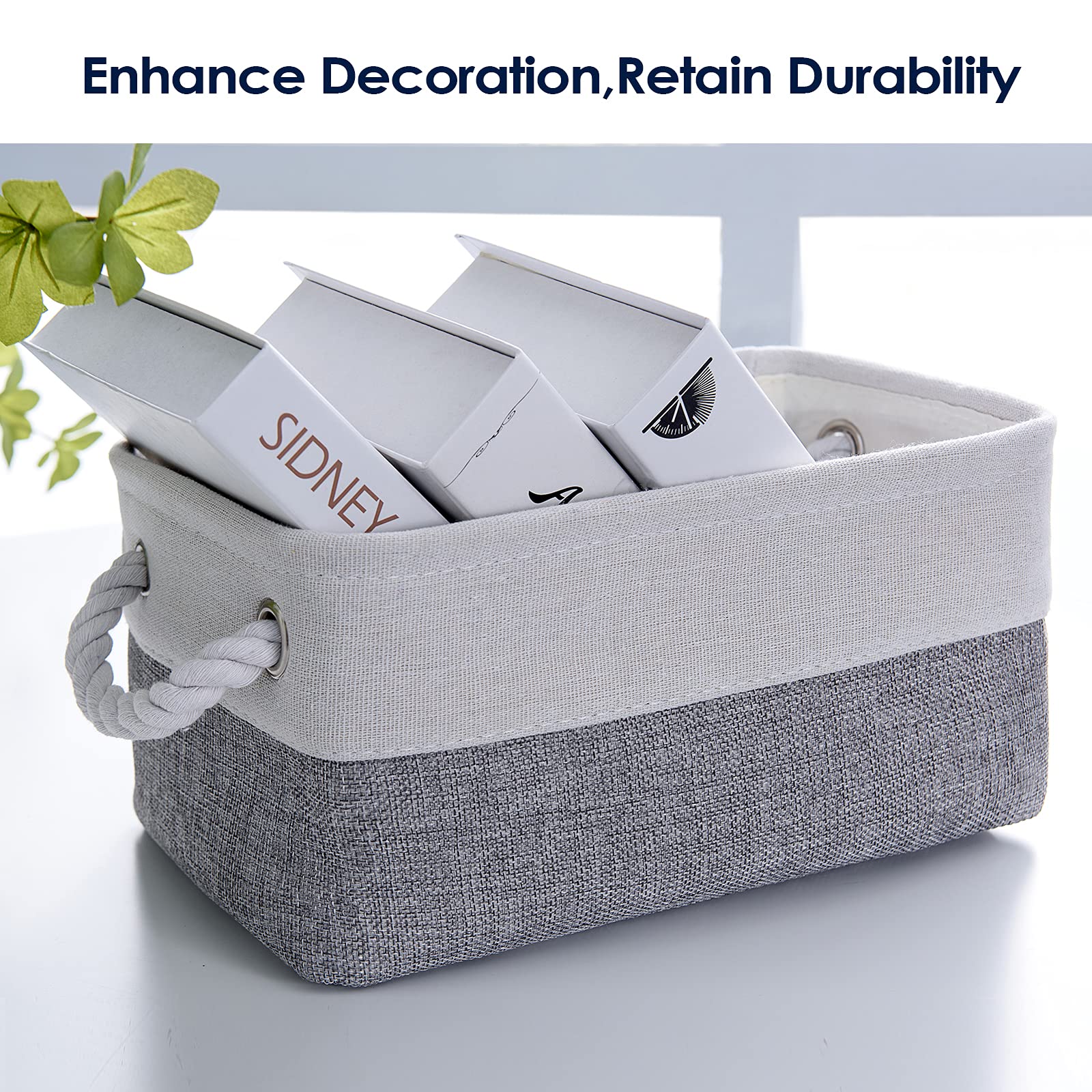Small Storage Baskets for Organizing (6 Count)